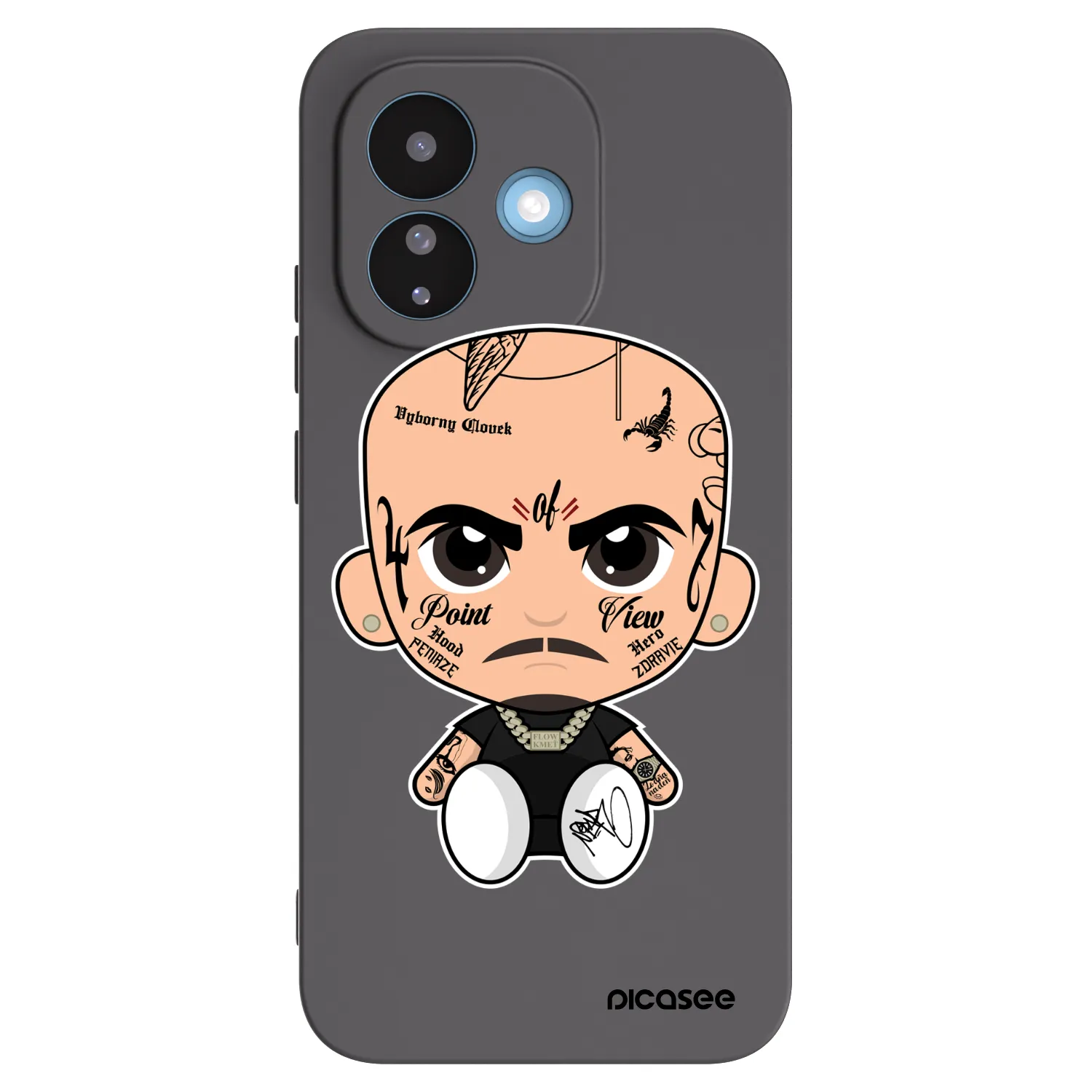 Picasee silikónový čierny obal pre Xiaomi Redmi Note 17 Pro 5G - Separ