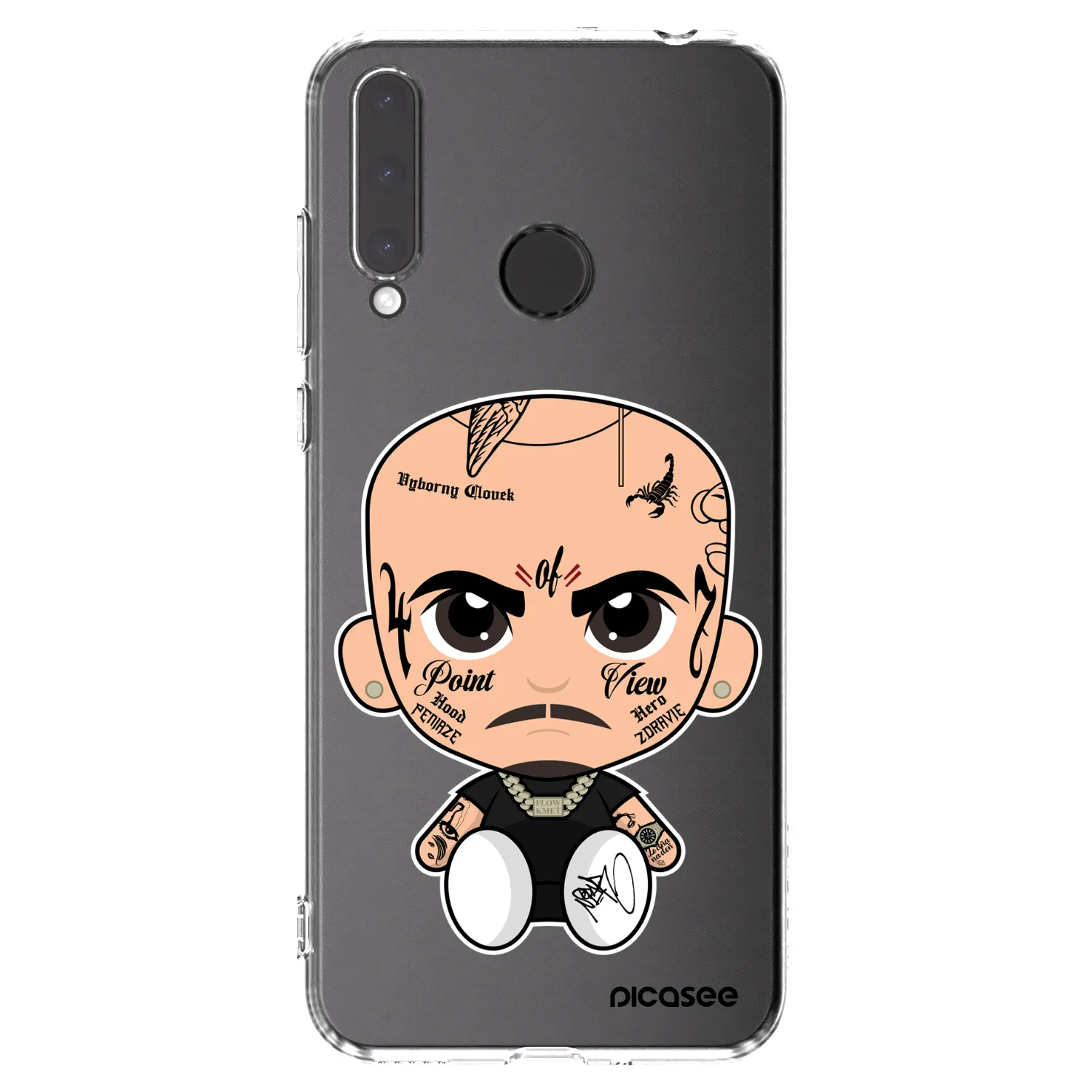 Picasee silikónový prehľadný obal pre Honor 20 Lite - Separ