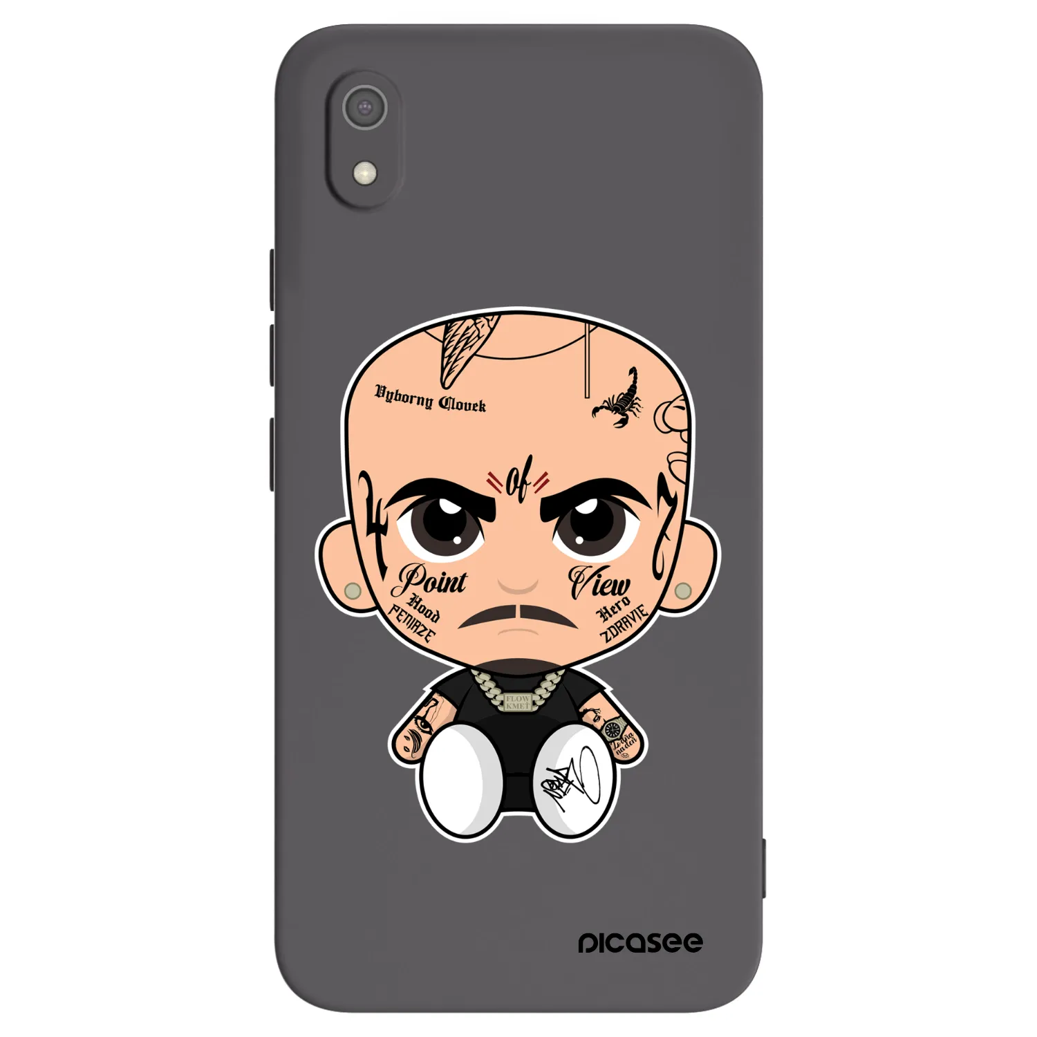 Picasee silikónový čierny obal pre Xiaomi Redmi 7A - Separ