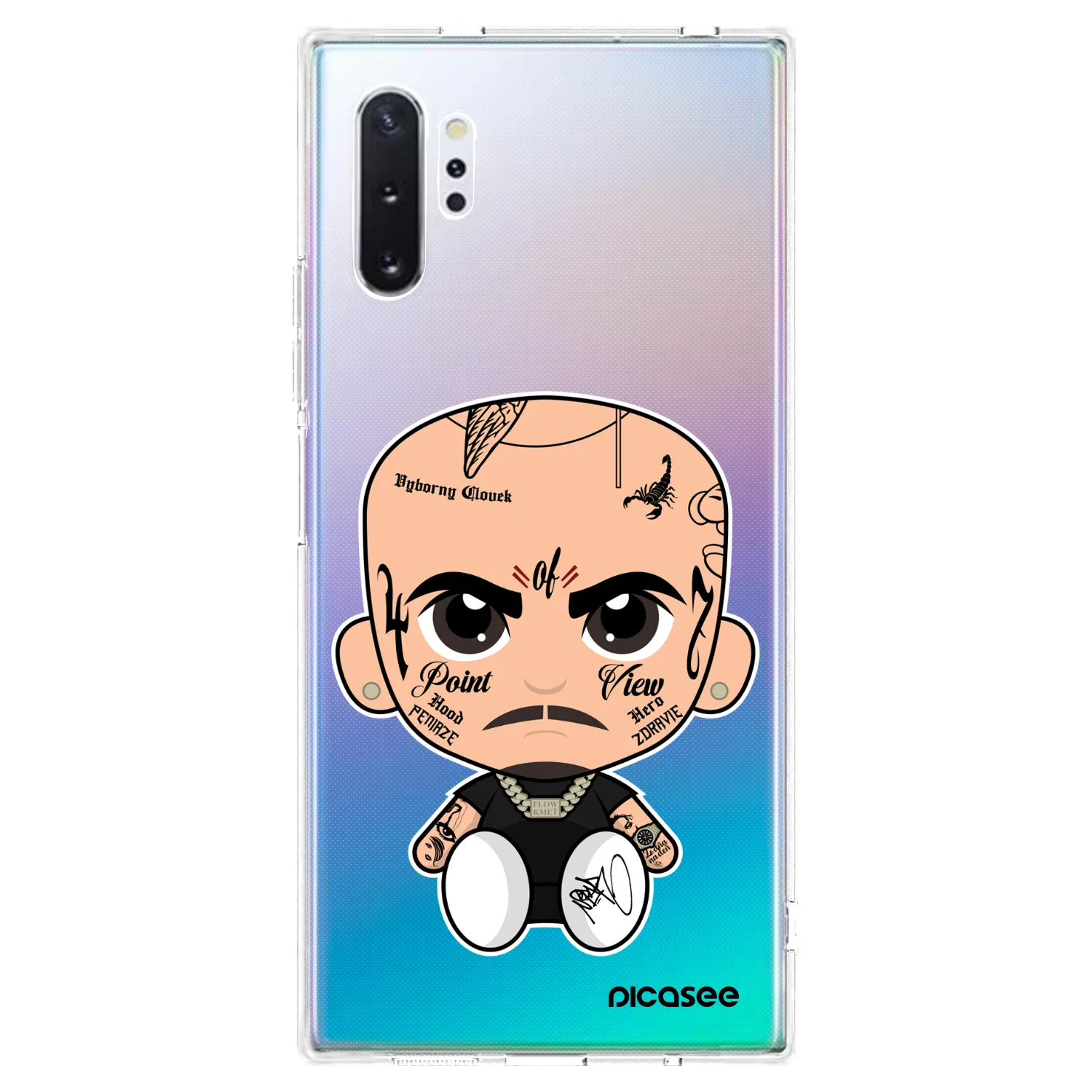 Picasee silikónový prehľadný obal pre Samsung Galaxy Note 10+ N975F - Separ