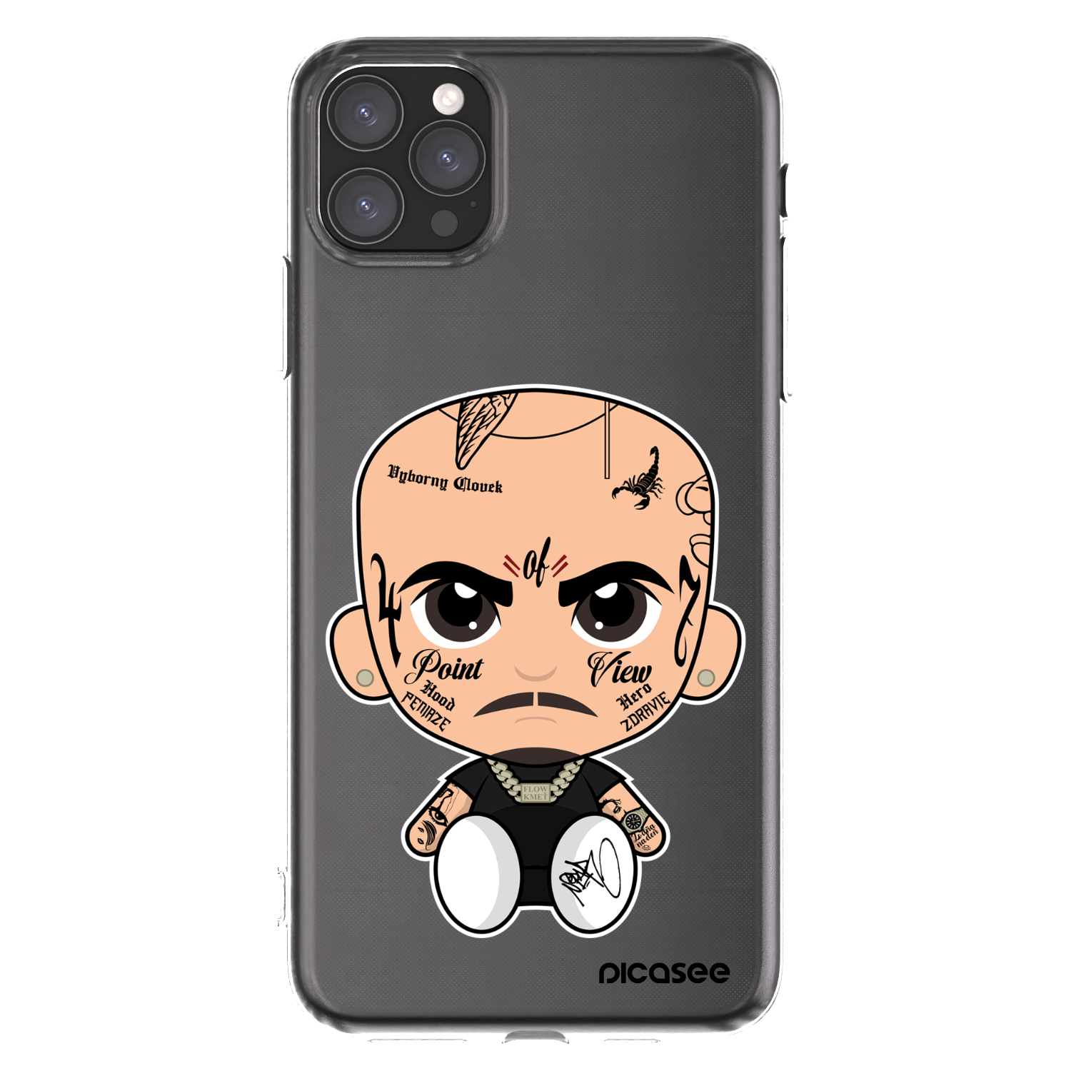 Silikónový prehľadný obal pre Apple iPhone 11 Pro Max - Separ