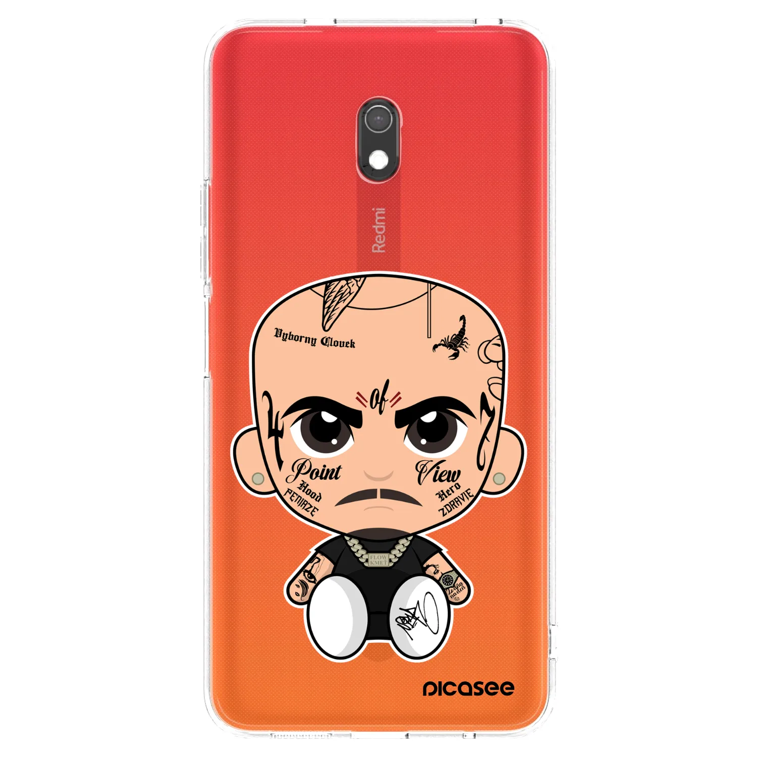 Picasee silikónový prehľadný obal pre Xiaomi Redmi 8A - Separ
