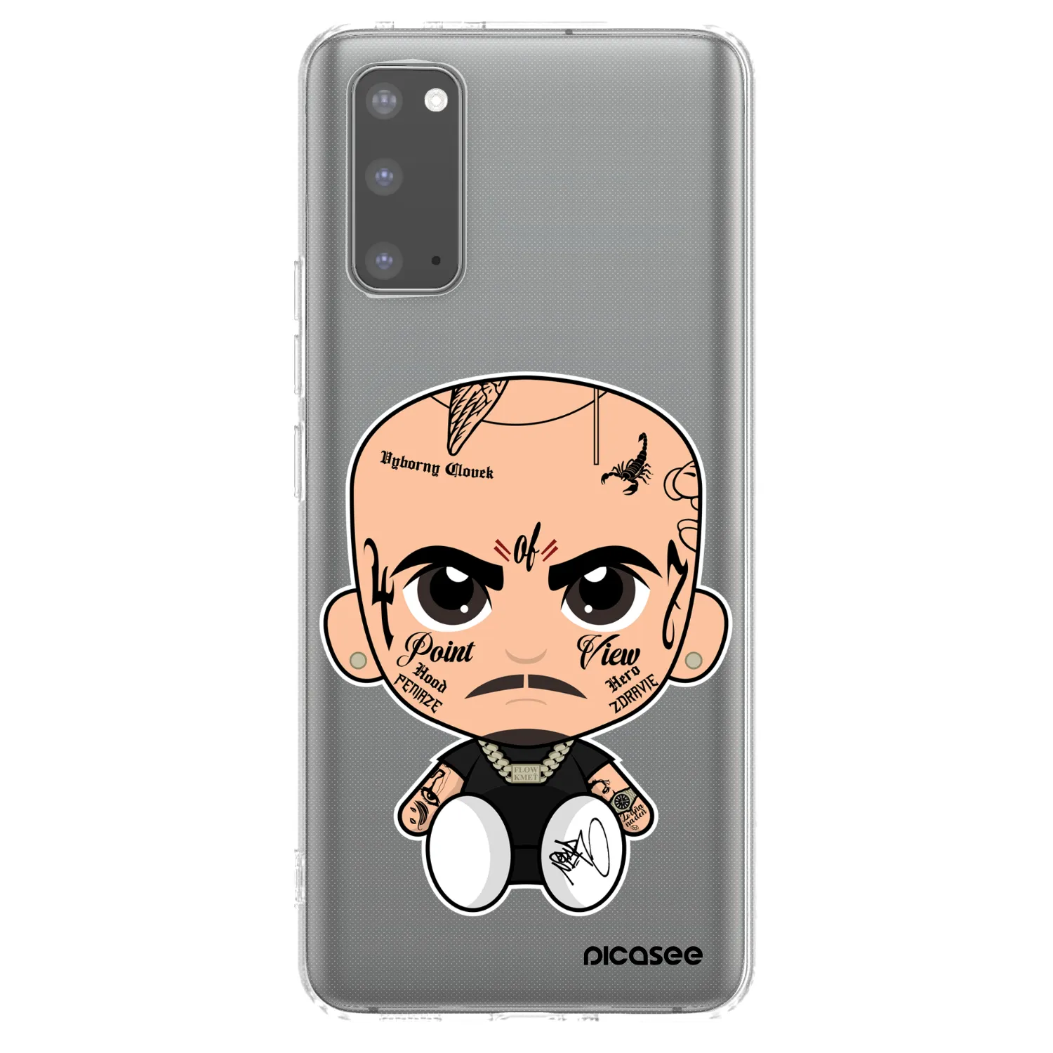 Picasee silikónový prehľadný obal pre Samsung Galaxy S20 G980F - Separ