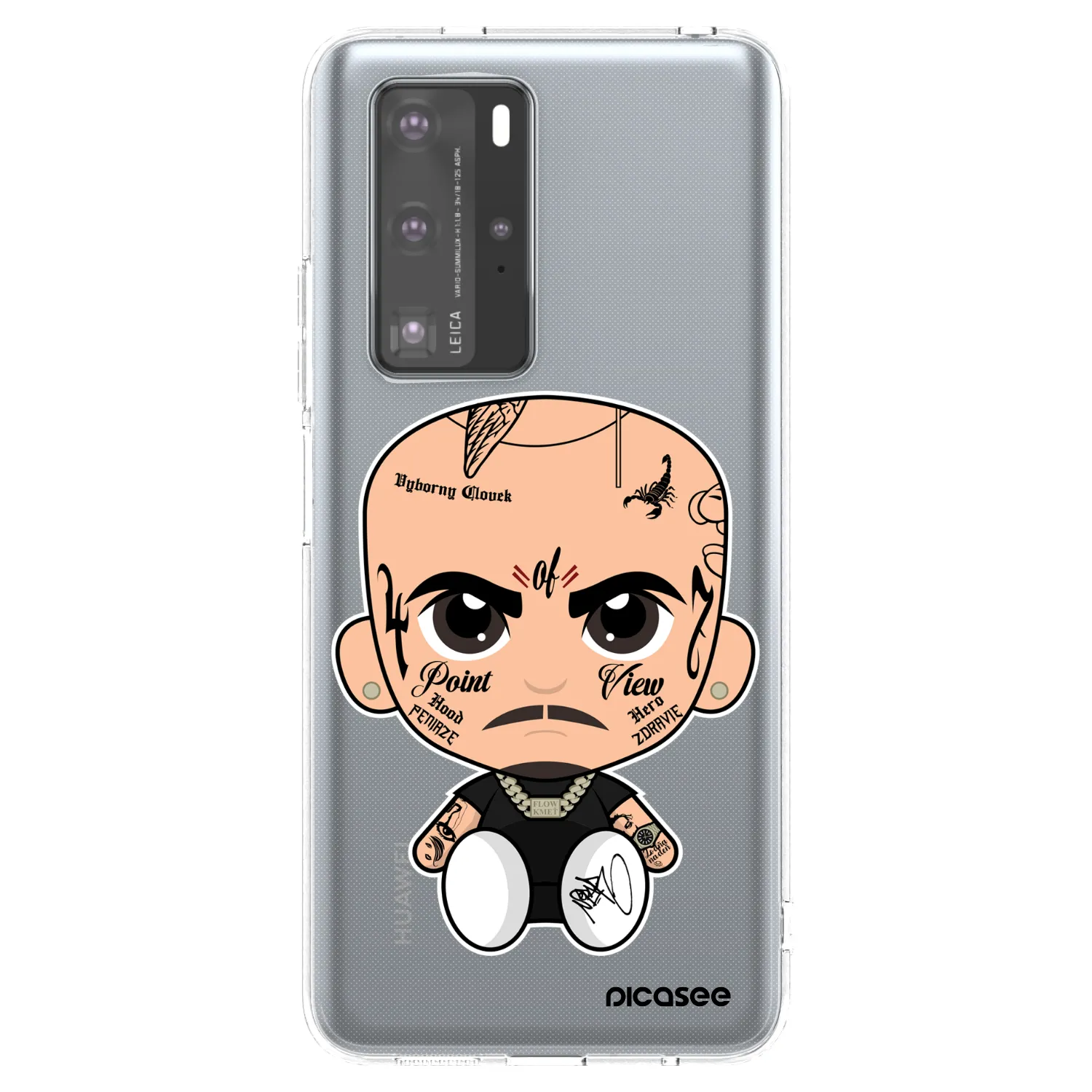 Picasee silikónový prehľadný obal pre Huawei P40 Pro - Separ