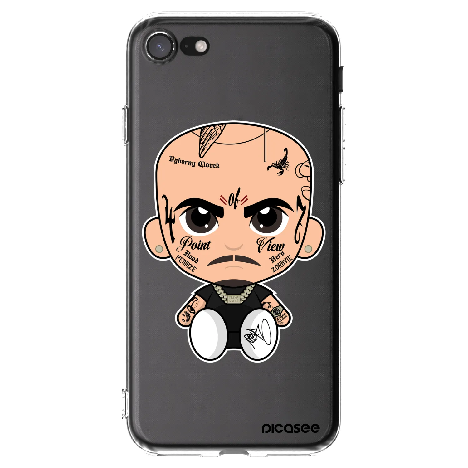 Picasee silikónový prehľadný obal pre Apple iPhone SE 2020 - Separ