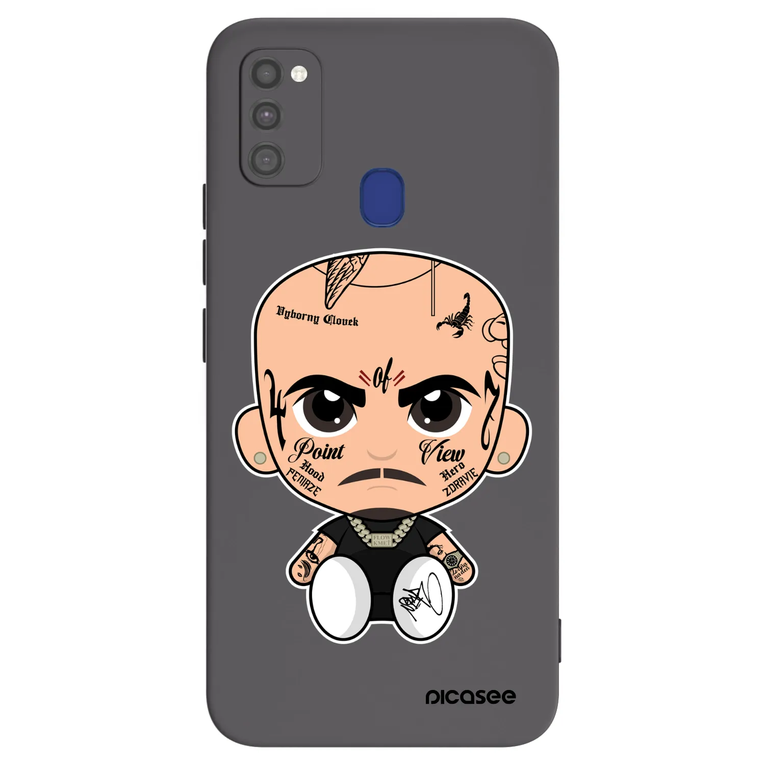 Picasee silikónový čierny obal pre Samsung Galaxy M21 M215F - Separ