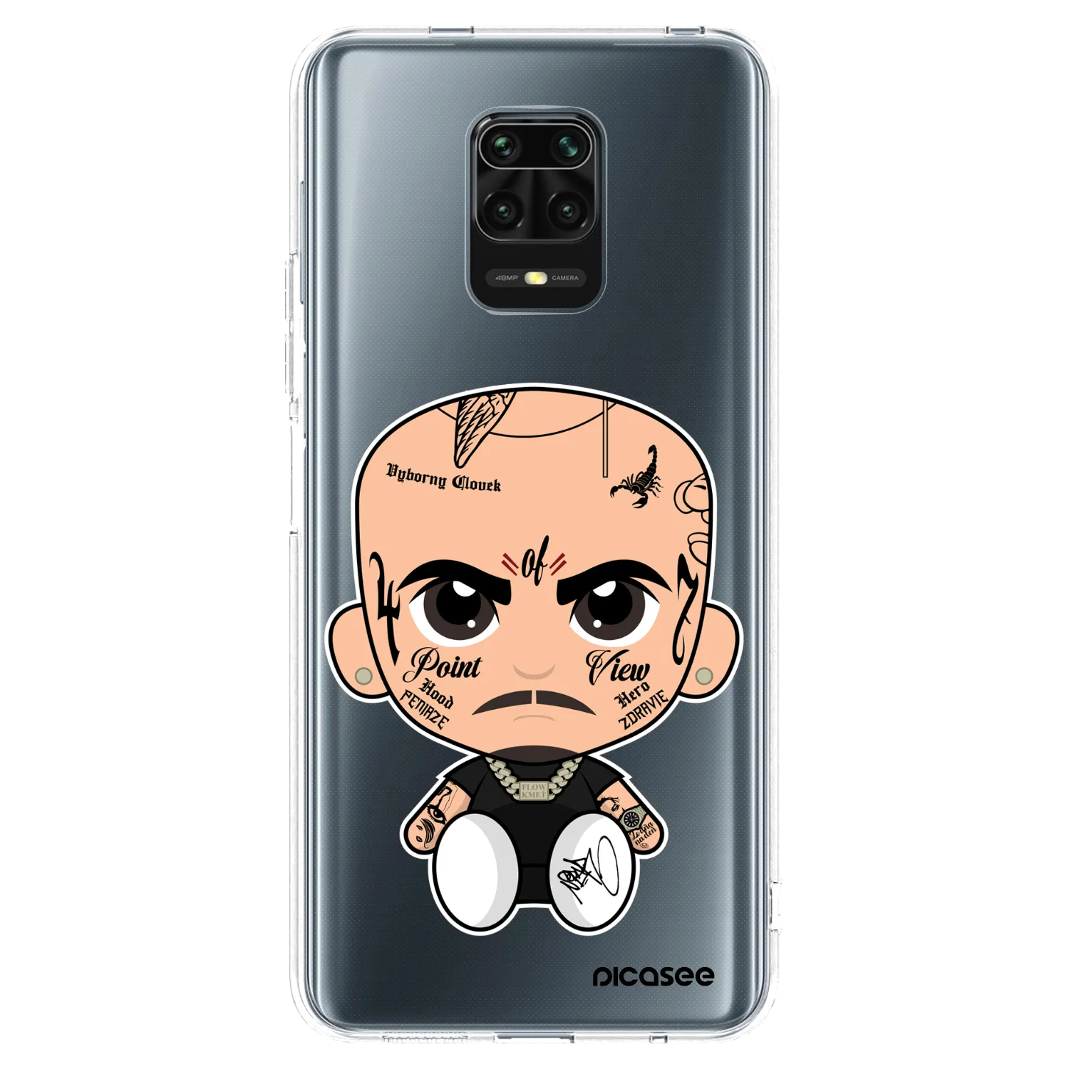 Picasee silikónový prehľadný obal pre Xiaomi Redmi Note 9S - Separ