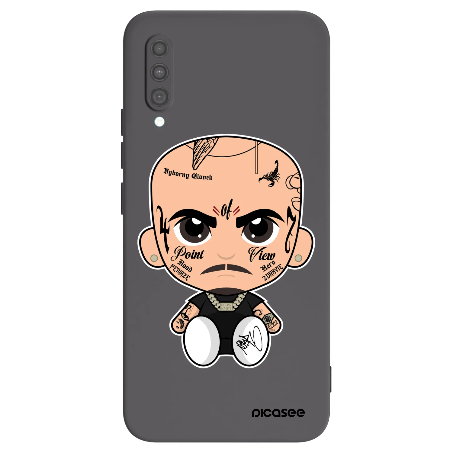 Picasee silikónový čierny obal pre Samsung Galaxy A30s A307F - Separ