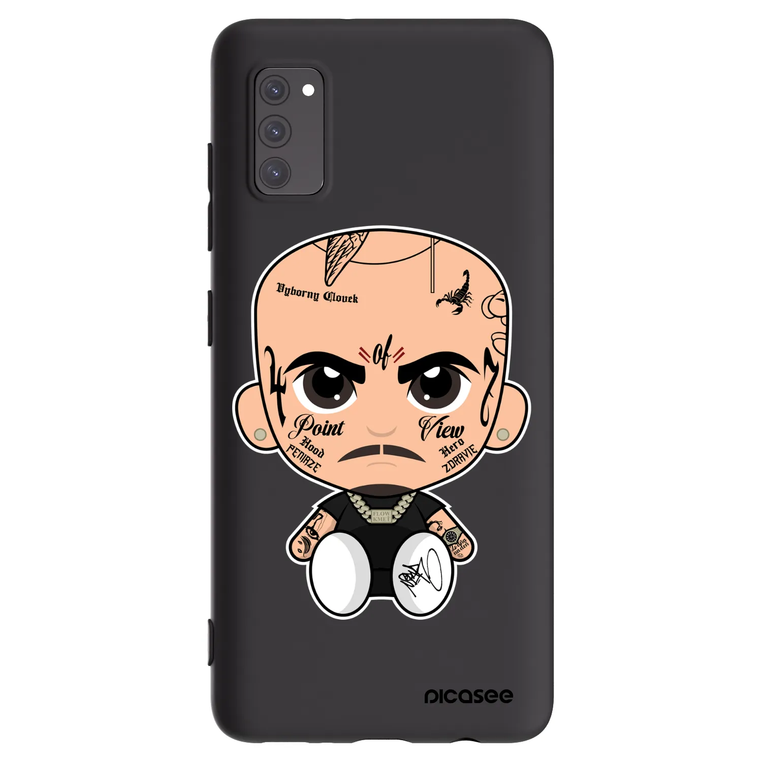 Picasee silikónový čierny obal pre Samsung Galaxy A41 A415F - Separ