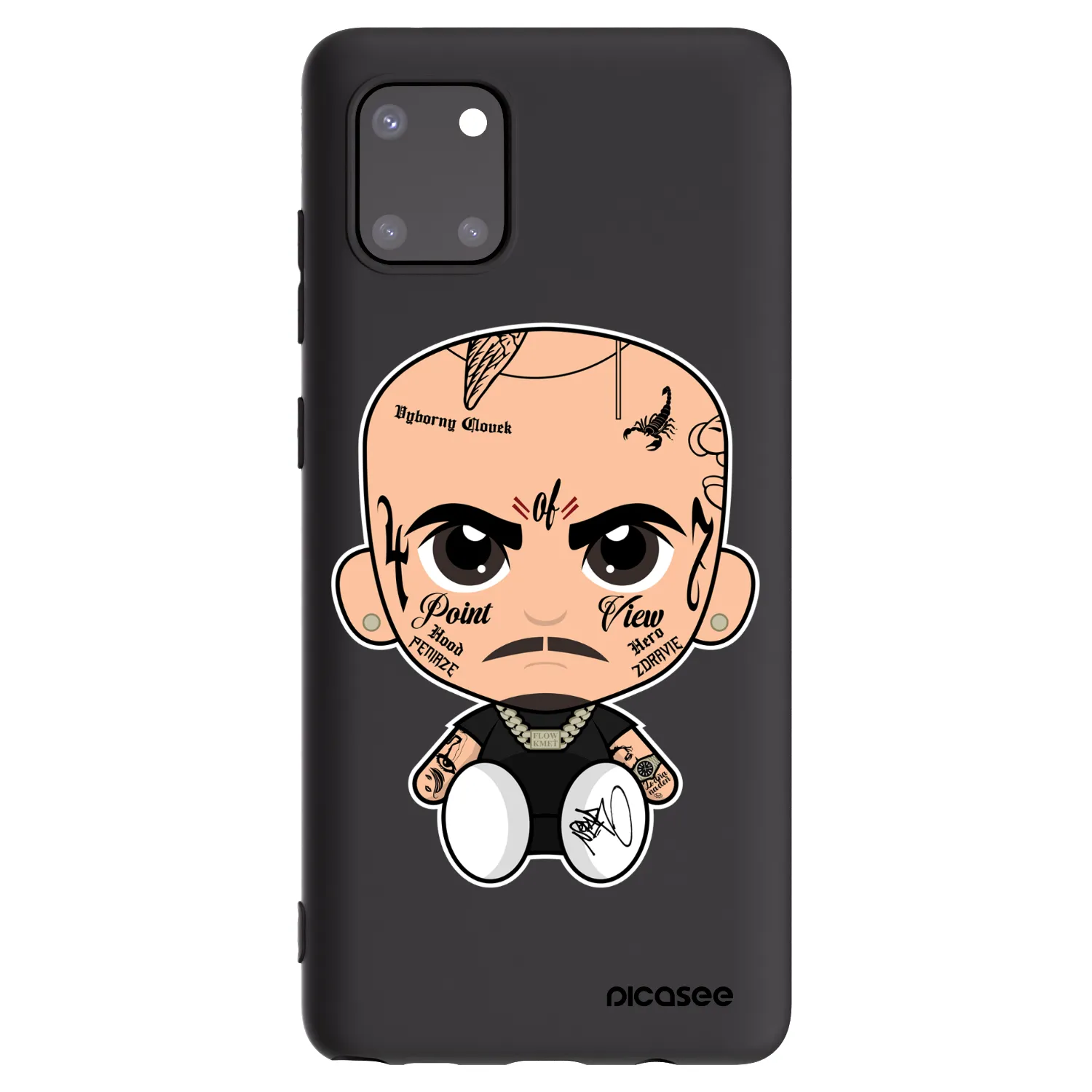 Picasee silikónový čierny obal pre Samsung Galaxy Note 10 Lite N770F - Separ