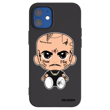 Picasee silikónový čierny obal pre Apple iPhone 12 mini - Separ