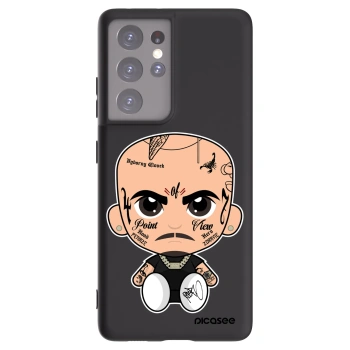 Picasee silikónový čierny obal pre Samsung Galaxy S21 Ultra 5G G998B - Separ