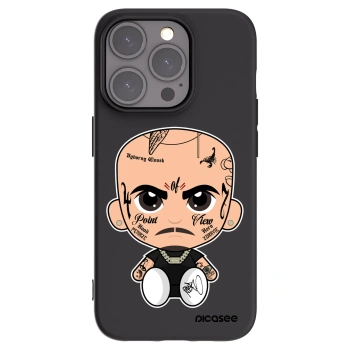 Picasee silikónový čierny obal pre Apple iPhone 15 Pro - Separ