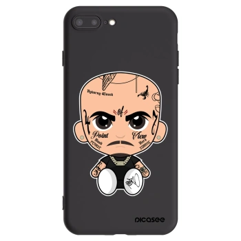 Picasee silikónový čierny obal pre Apple iPhone 8 Plus - Separ