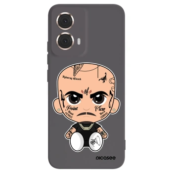 Picasee silikónový čierny obal pre Motorola Moto G85 - Separ