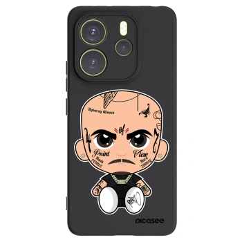 Picasee silikónový čierny obal pre Xiaomi Redmi Note 14 4G - Separ