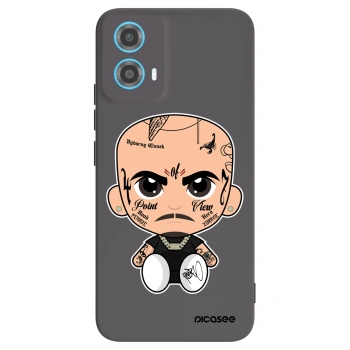 Picasee silikónový čierny obal pre Motorola Moto G34 5G - Separ