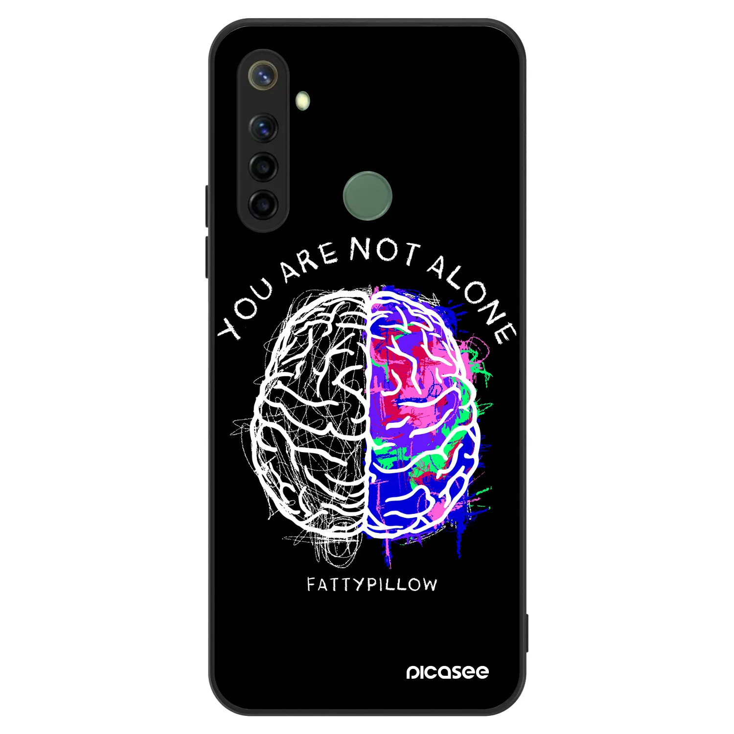Picasee ULTIMATE CASE pro Realme 6i - Brain - White