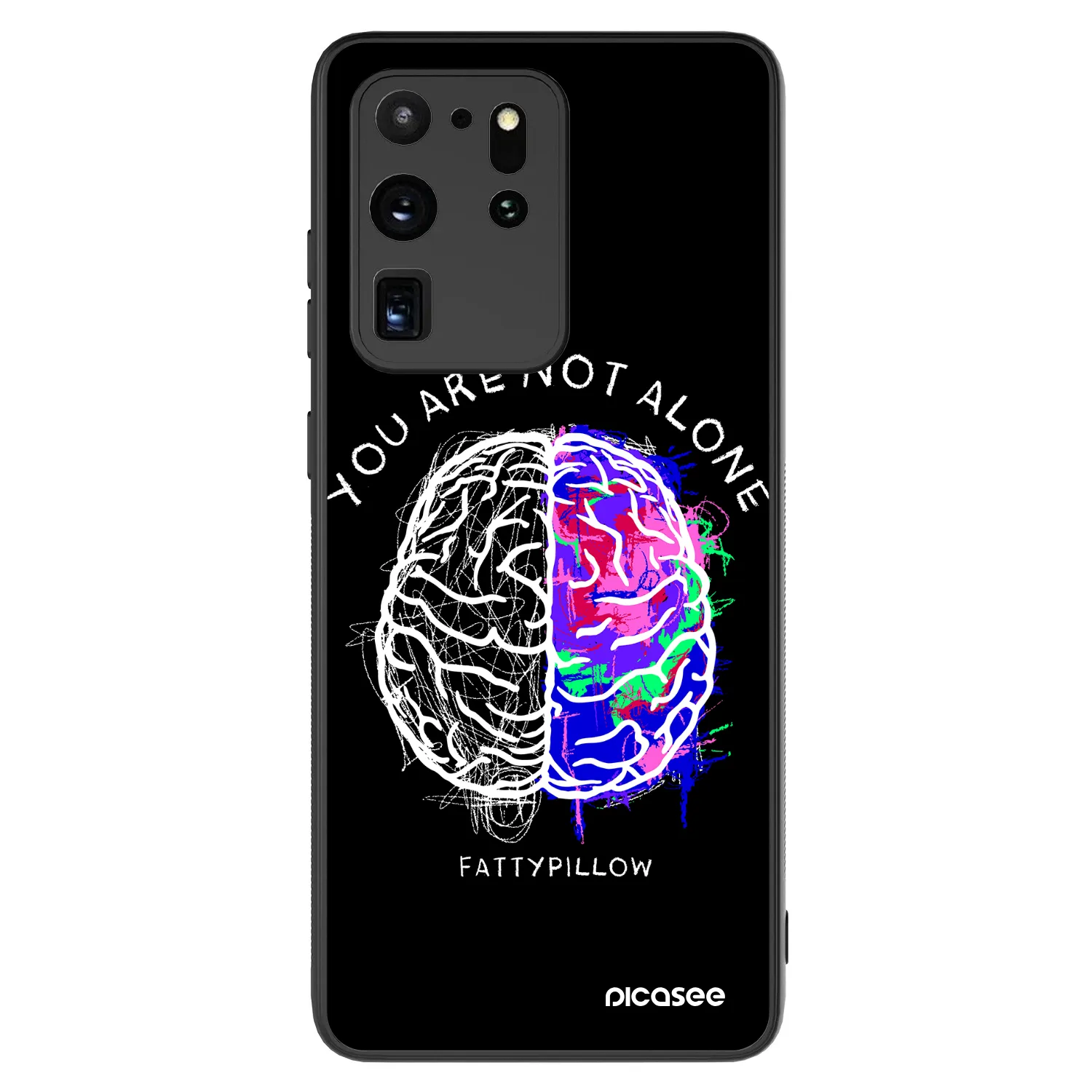 Picasee ULTIMATE CASE pro Samsung Galaxy S20 Ultra 5G G988F - Brain - White