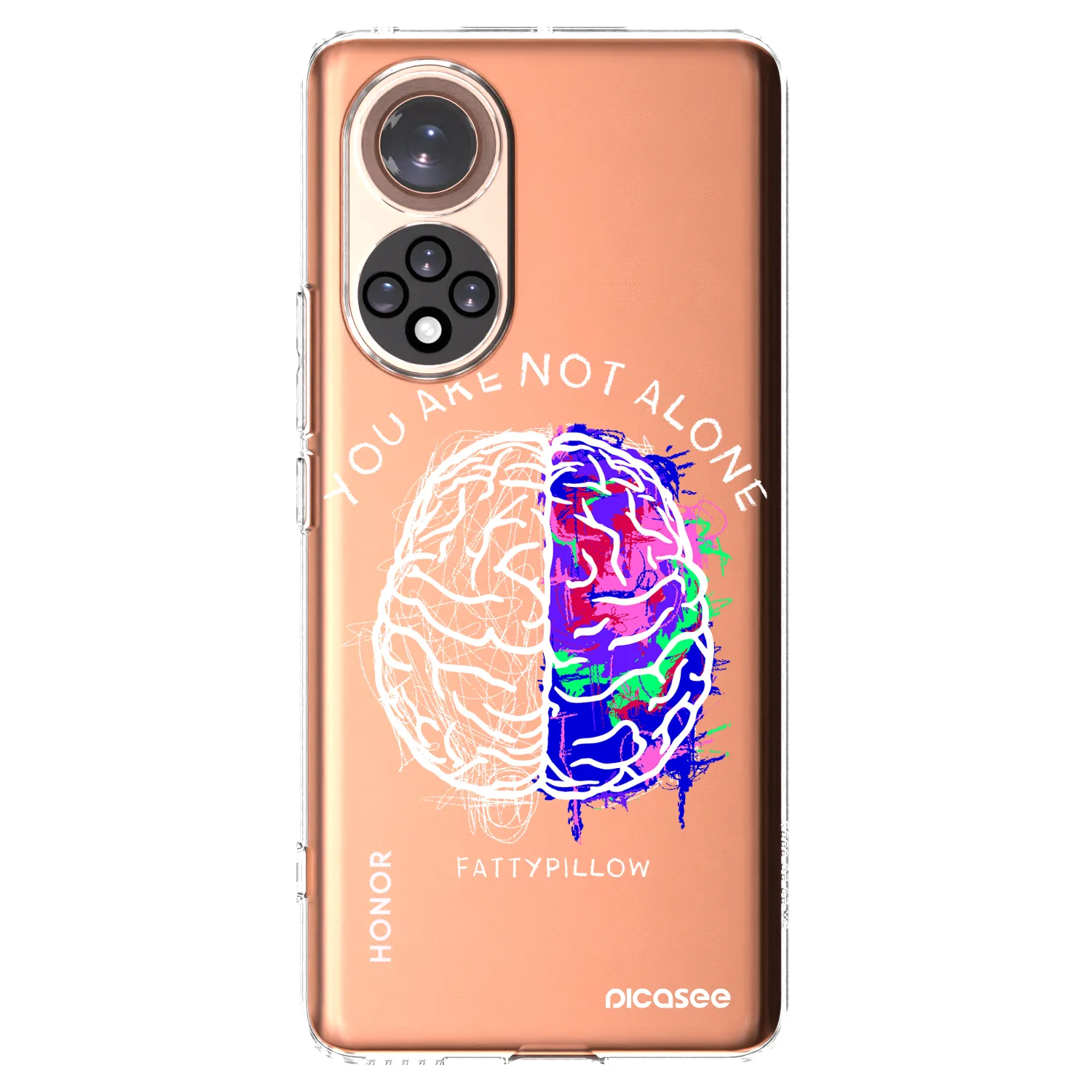Picasee silikónový prehľadný obal pre Huawei Nova 9 - Brain - White
