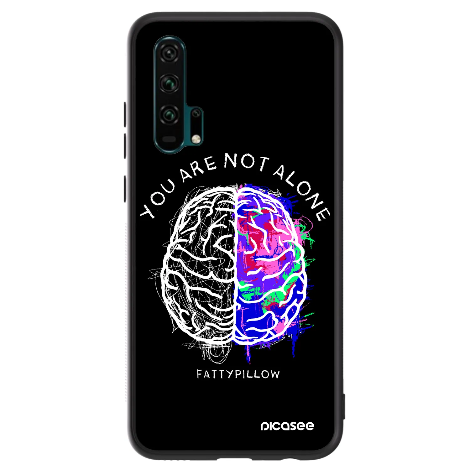Picasee ULTIMATE CASE pro Honor 20 Pro - Brain - White