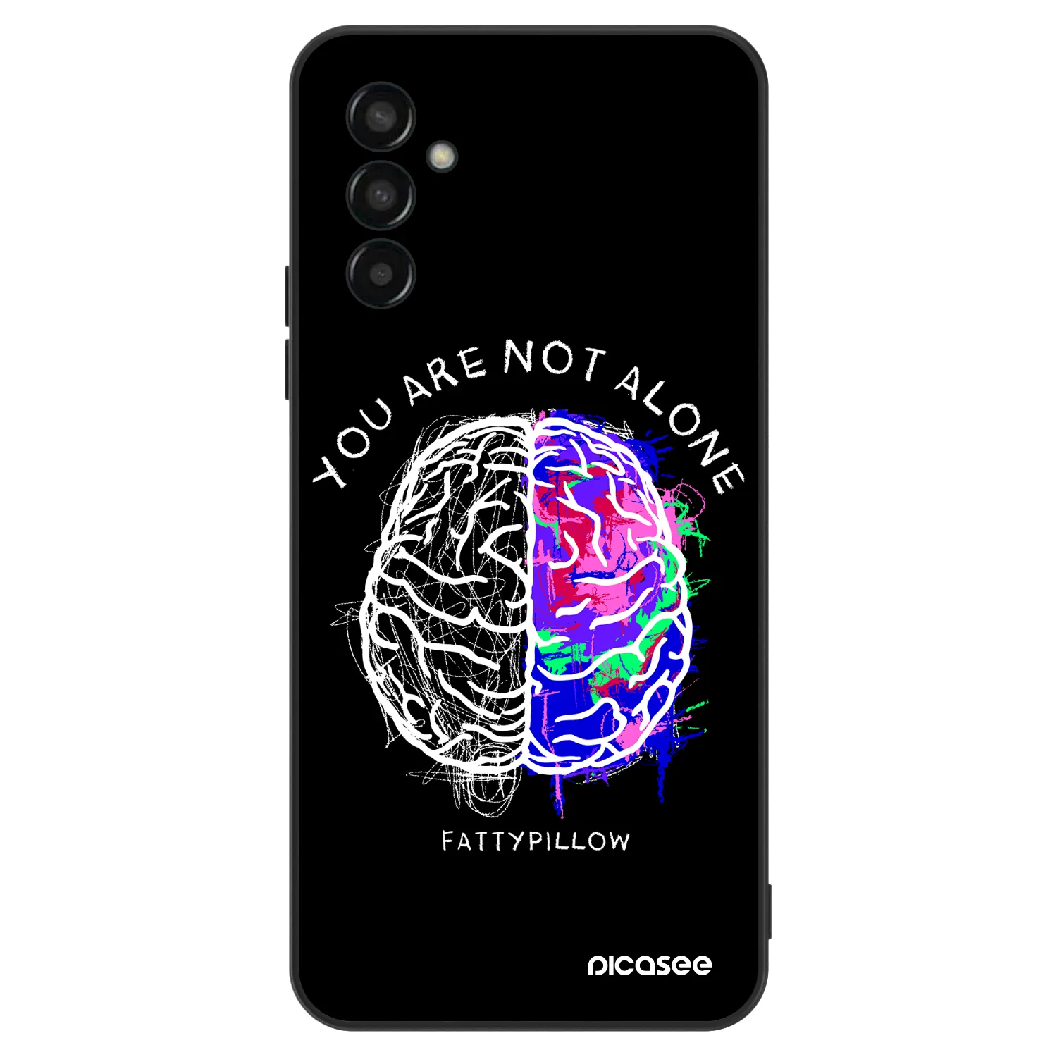 Picasee ULTIMATE CASE pro Samsung Galaxy M13 M135F - Brain - White
