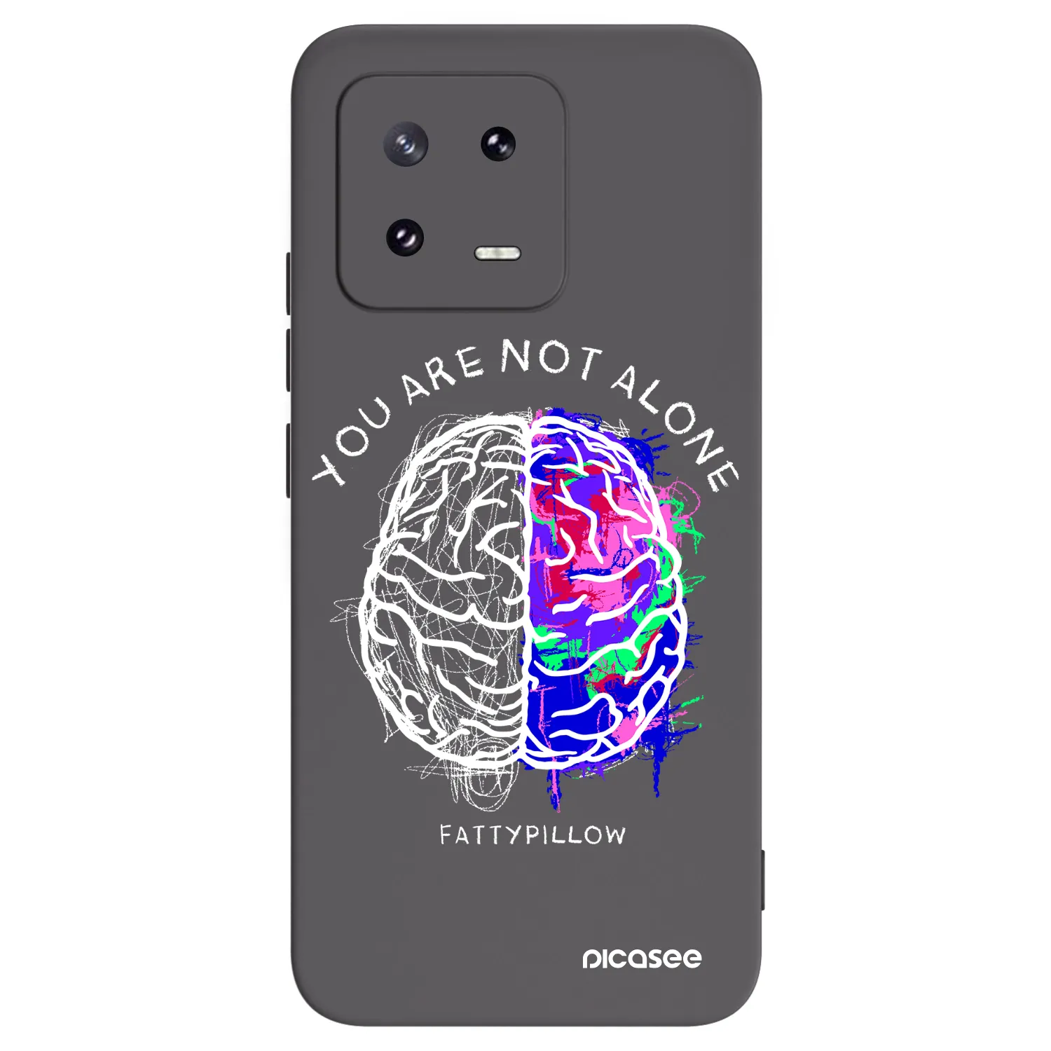 Picasee silikónový čierny obal pre Xiaomi 13 Pro - Brain - White