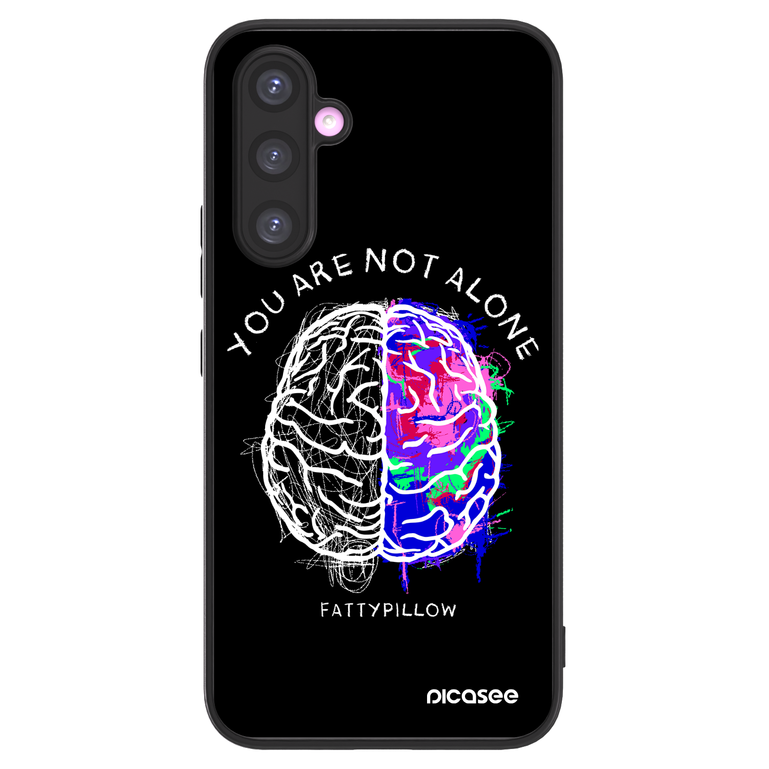 Picasee ULTIMATE CASE pro Samsung Galaxy A54 5G A546B - Brain - White