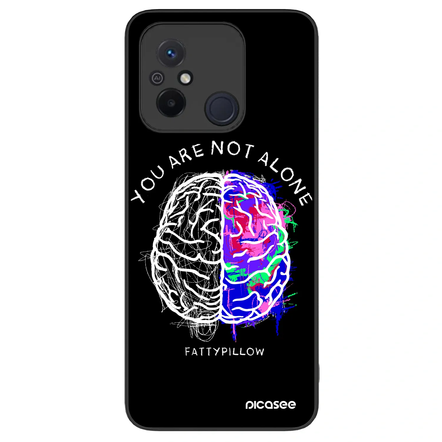 Picasee ULTIMATE CASE pro Xiaomi Redmi 12C - Brain - White
