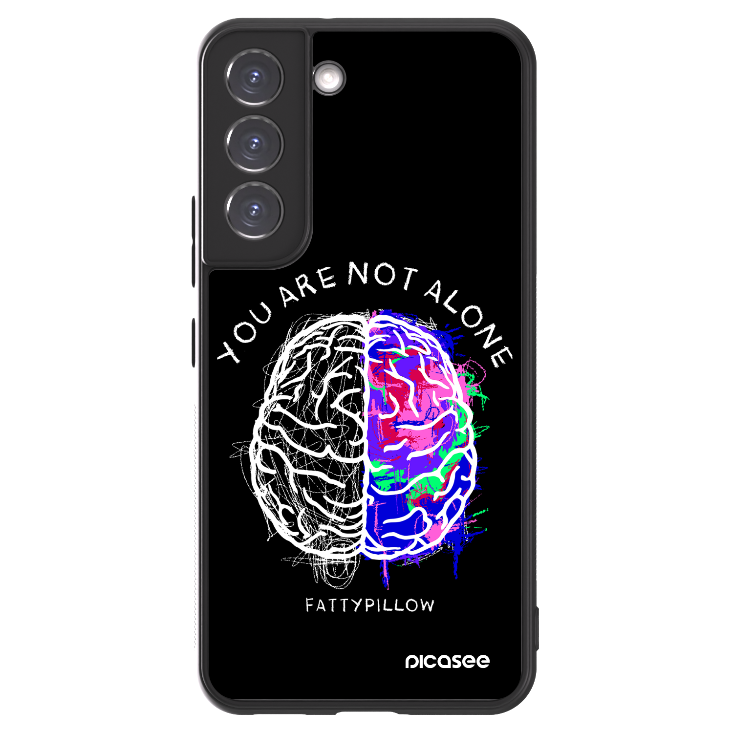 Picasee ULTIMATE CASE PowerShare pro Samsung Galaxy S22 5G - Brain - White