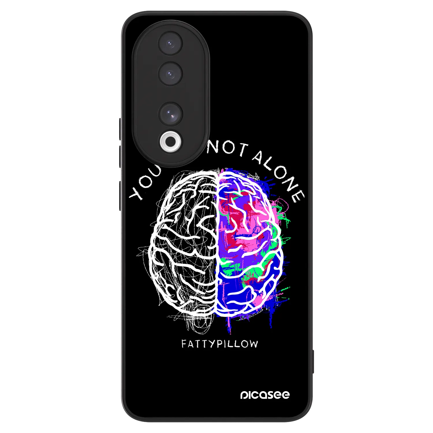 Picasee ULTIMATE CASE pro Honor 90 5G - Brain - White