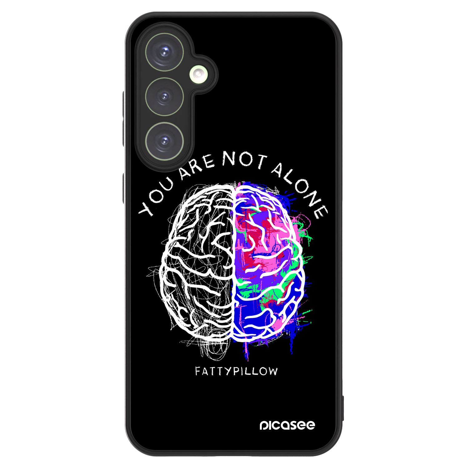Picasee ULTIMATE CASE pro Samsung Galaxy S23 FE S711B - Brain - White