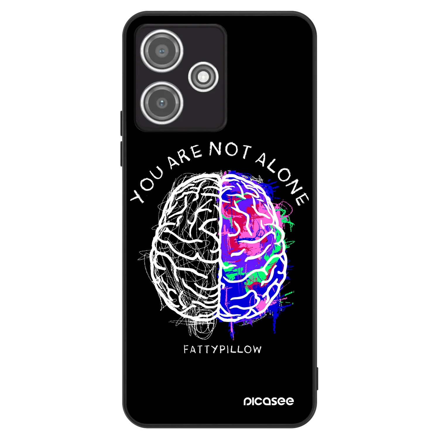 Picasee ULTIMATE CASE pro Xiaomi Redmi 12 5G - Brain - White