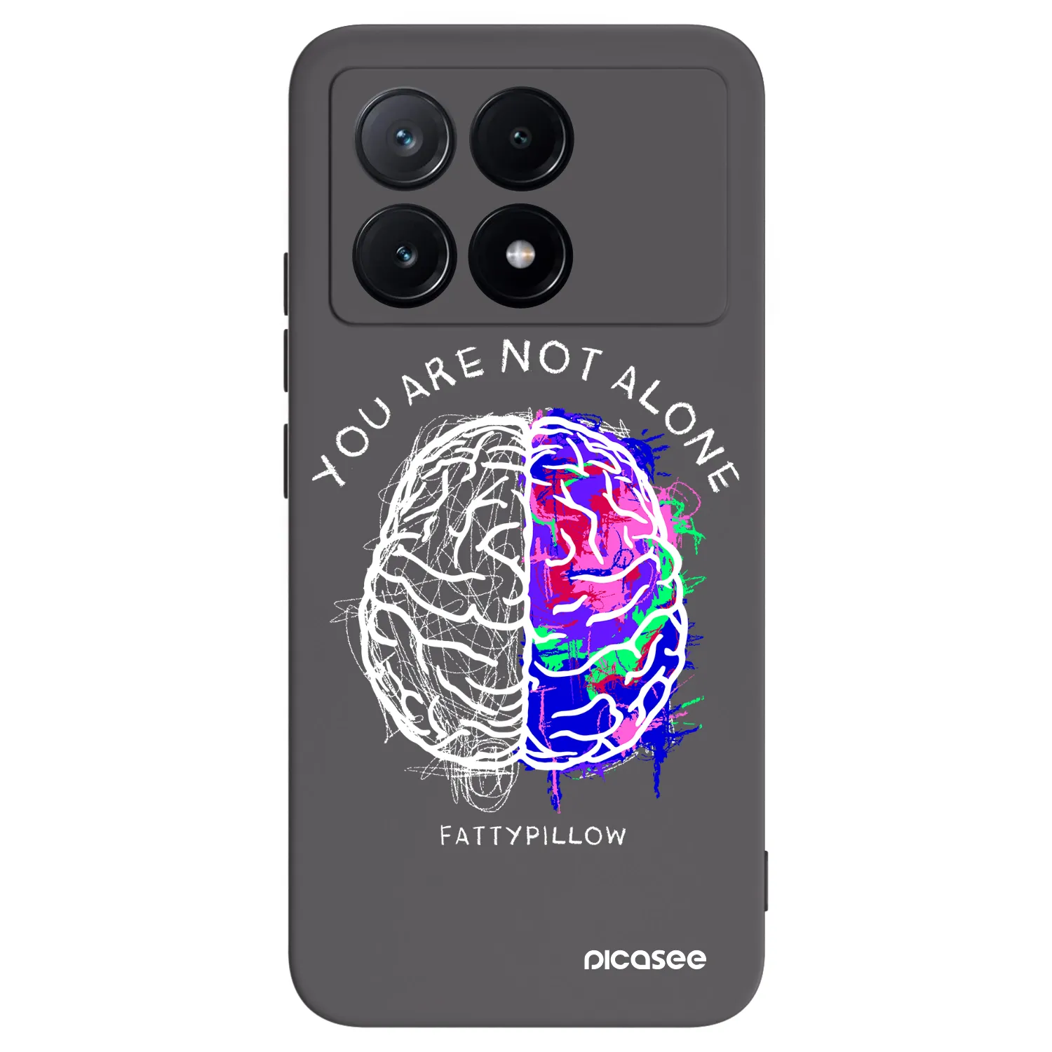 Picasee silikónový čierny obal pre Xiaomi Poco X6 Pro - Brain - White