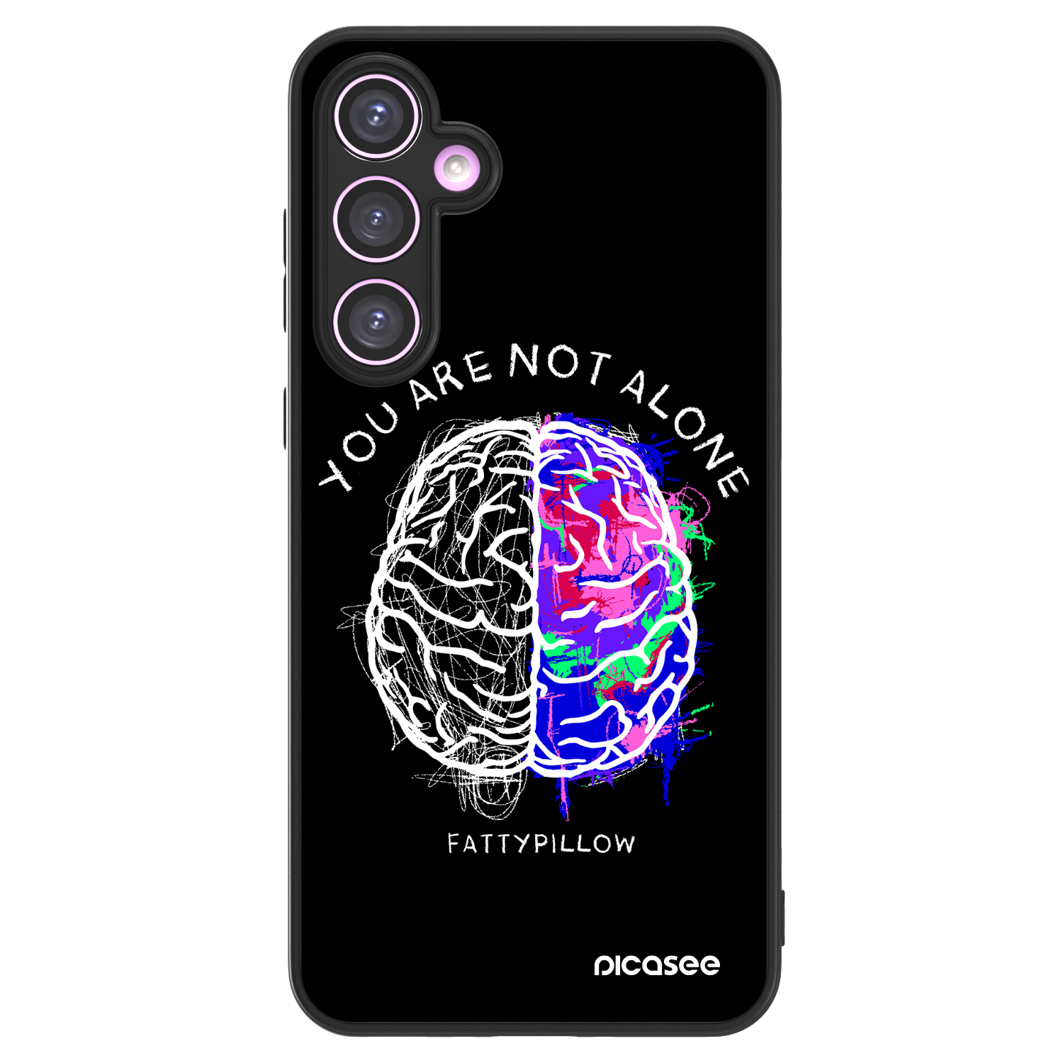 Picasee ULTIMATE CASE pro Samsung Galaxy A35 5G A356B - Brain - White