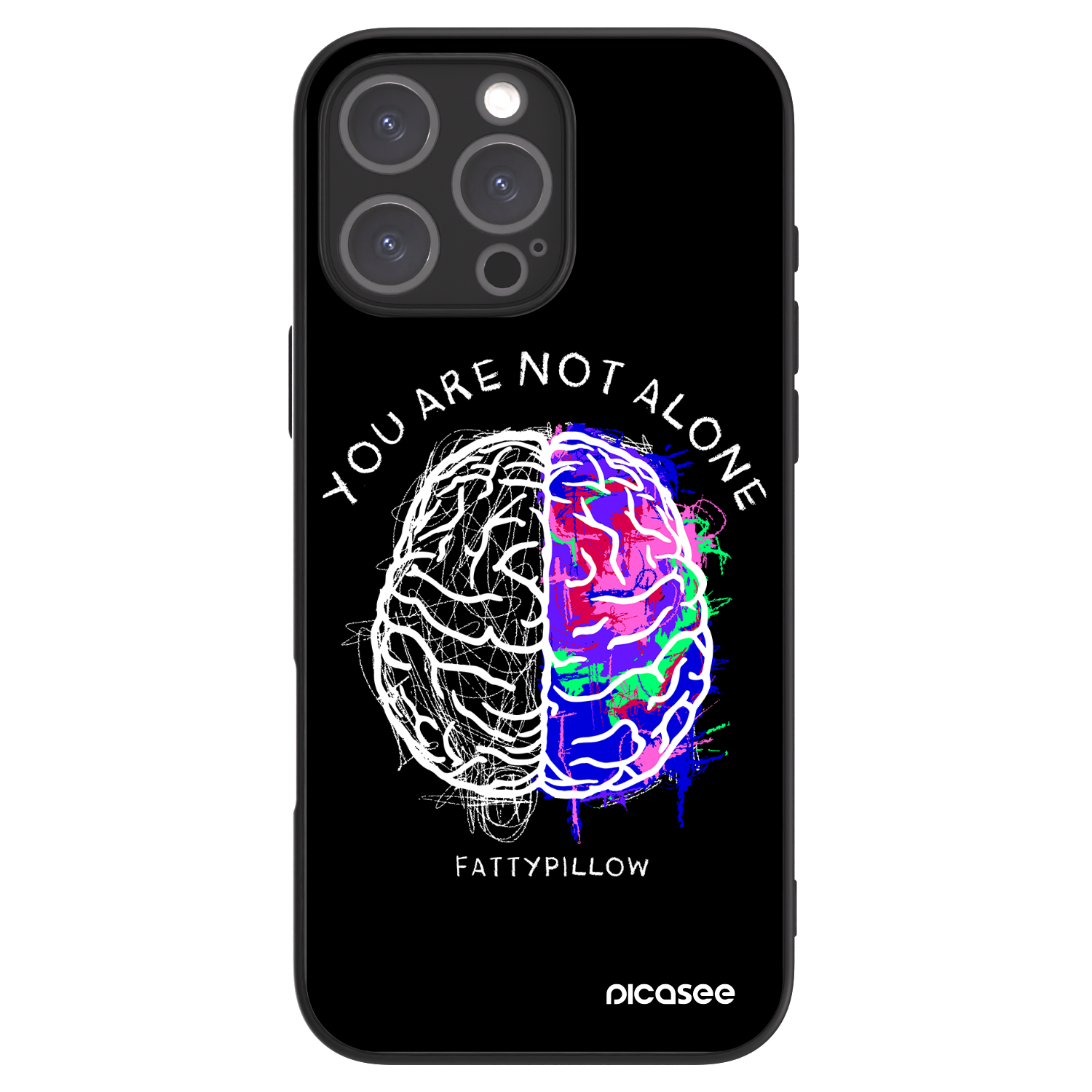 Picasee ULTIMATE CASE pro Apple iPhone 16 Pro Max - Brain - White