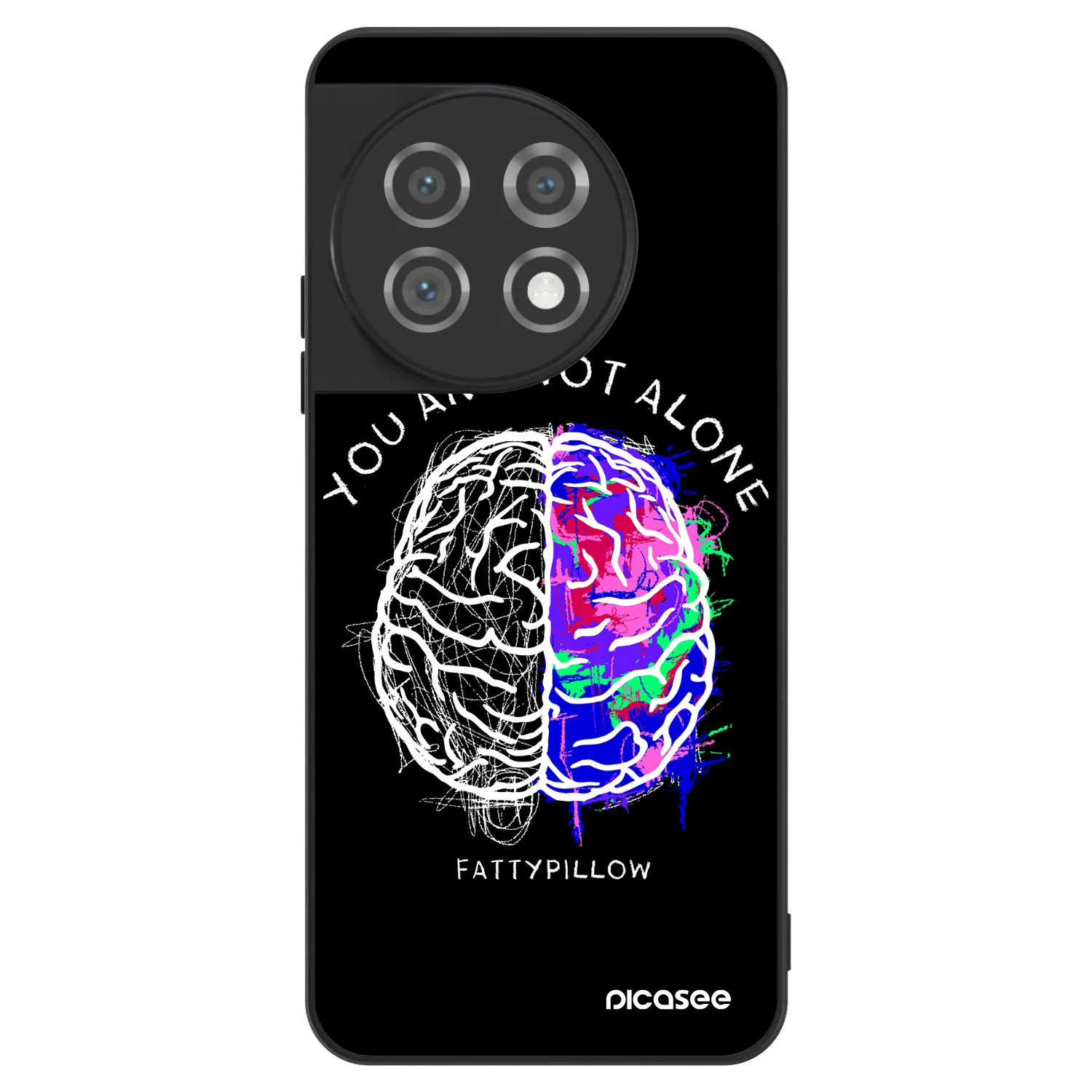 Picasee ULTIMATE CASE pro OnePlus 11 5G - Brain - White