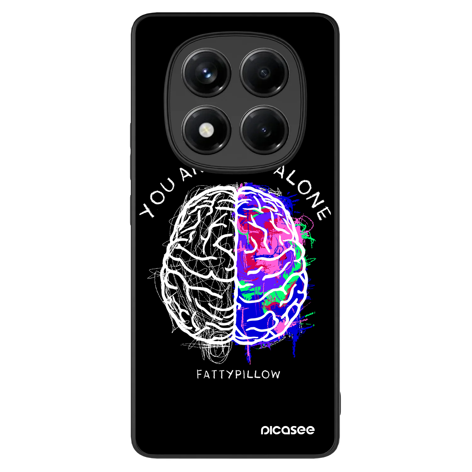 Picasee ULTIMATE CASE pro Xiaomi Redmi Note 14 Pro+ 5G - Brain - White