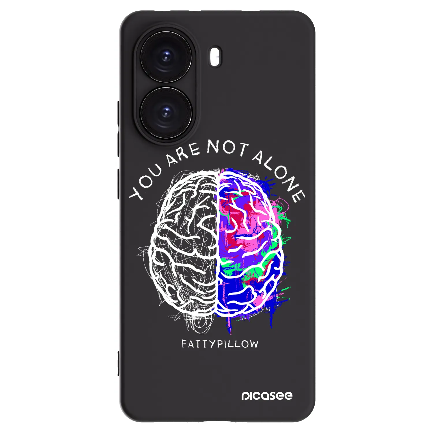 Picasee silikónový čierny obal pre Xiaomi Poco X7 Pro 5G - Brain - White