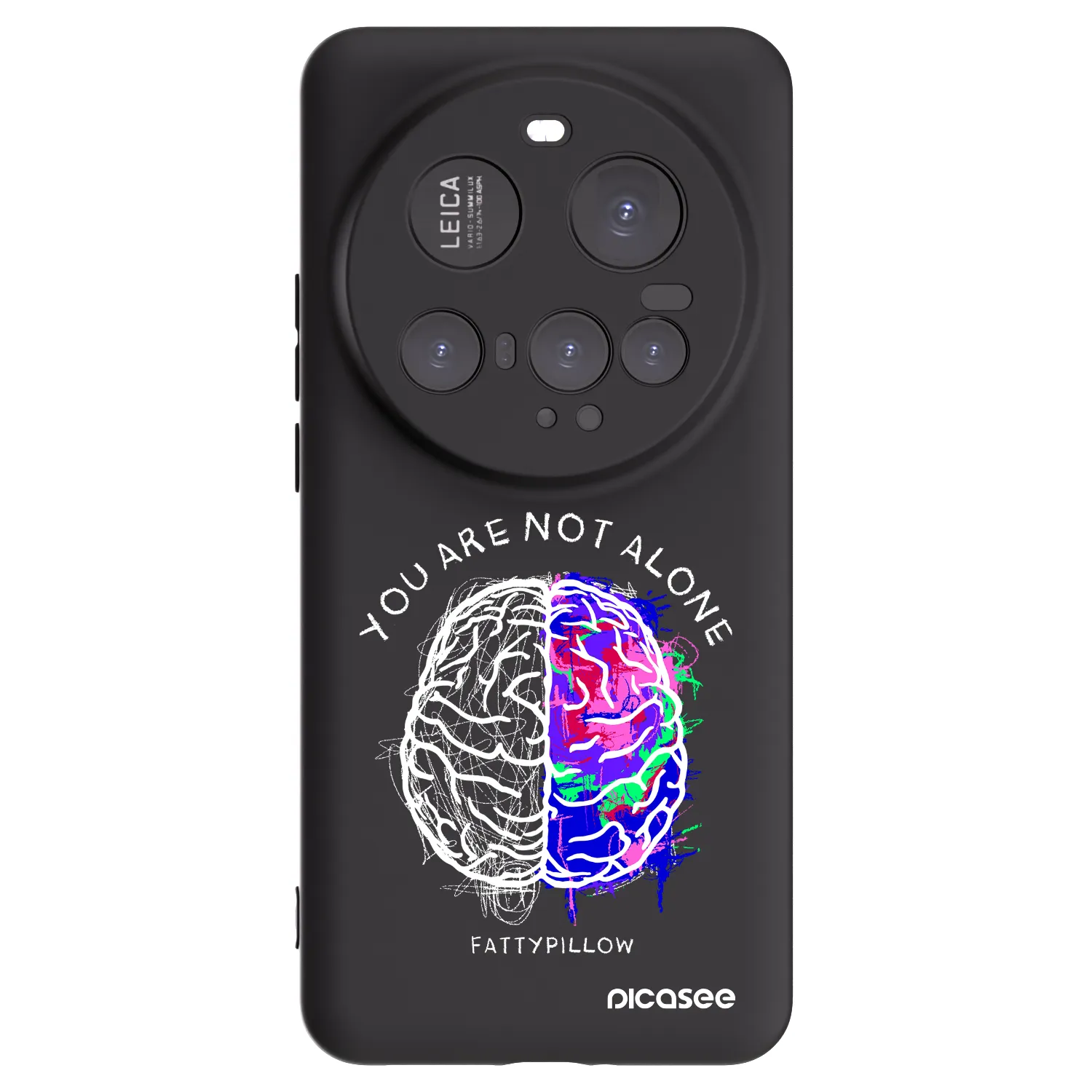 Picasee silikónový čierny obal pre Xiaomi 15 Ultra - Brain - White