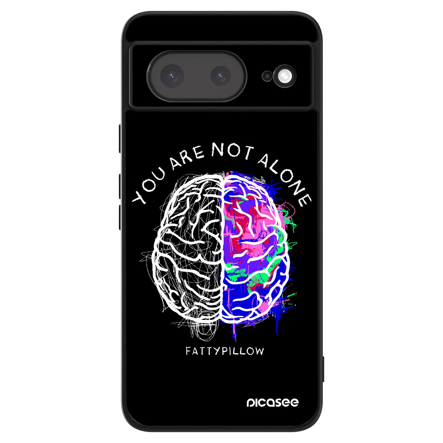 Picasee ULTIMATE CASE pro Google Pixel 8a - Brain - White