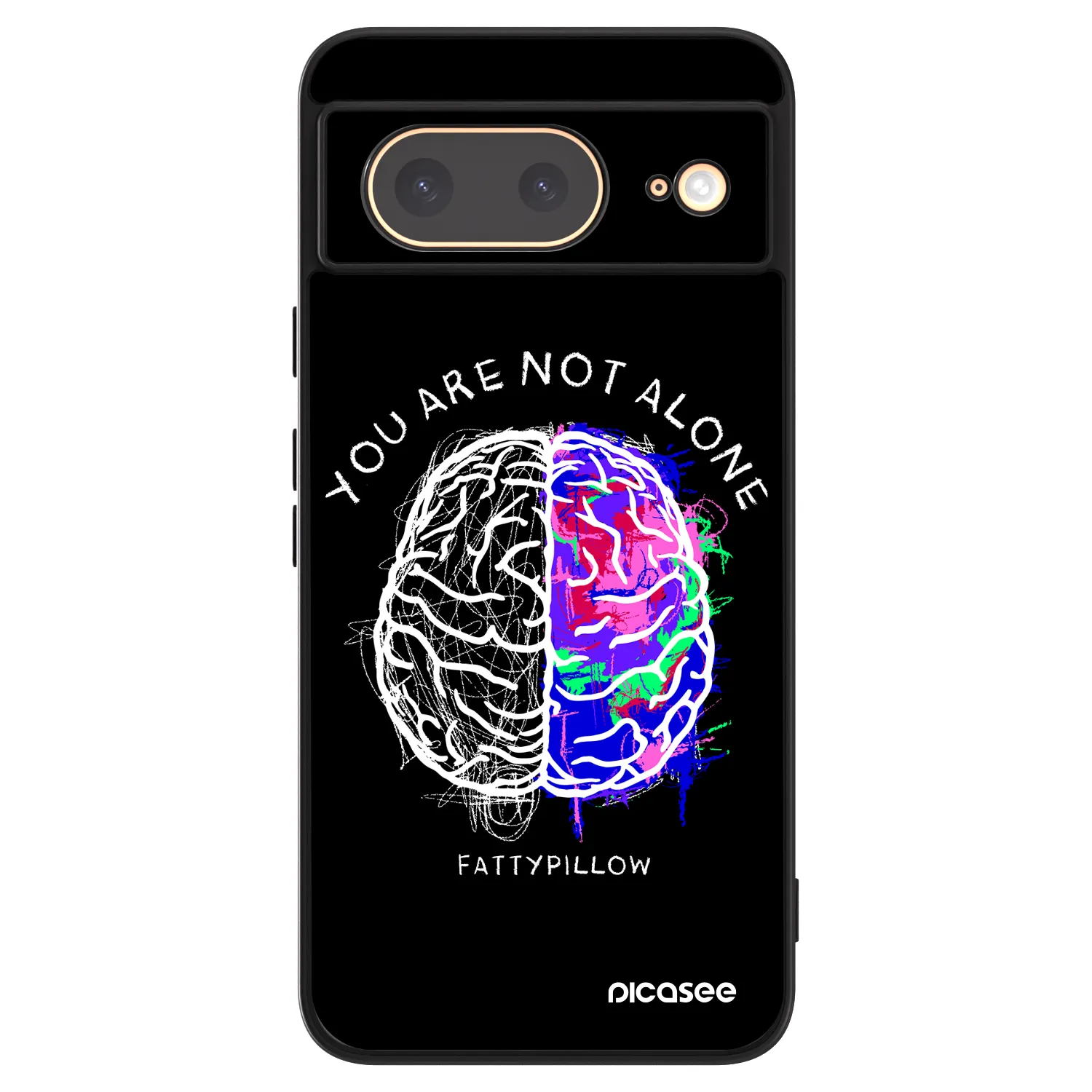 Picasee ULTIMATE CASE pro Google Pixel 8 - Brain - White
