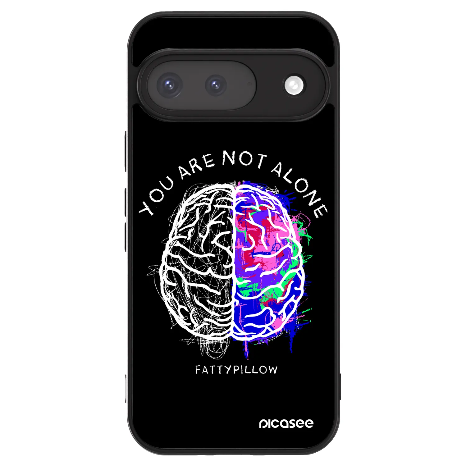 Picasee ULTIMATE CASE pro Google Pixel 9 - Brain - White