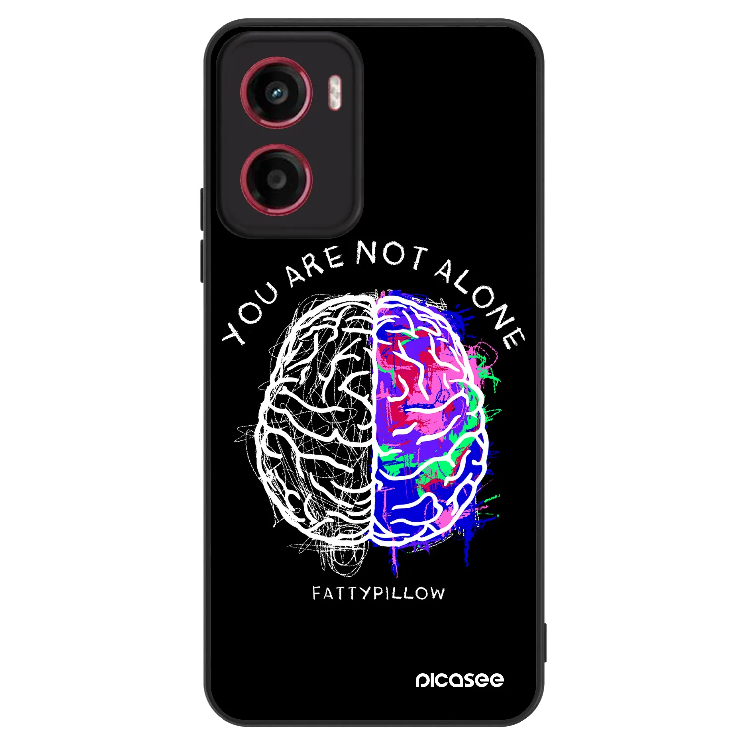 Picasee ULTIMATE CASE pro Motorola Moto G05 - Brain - White