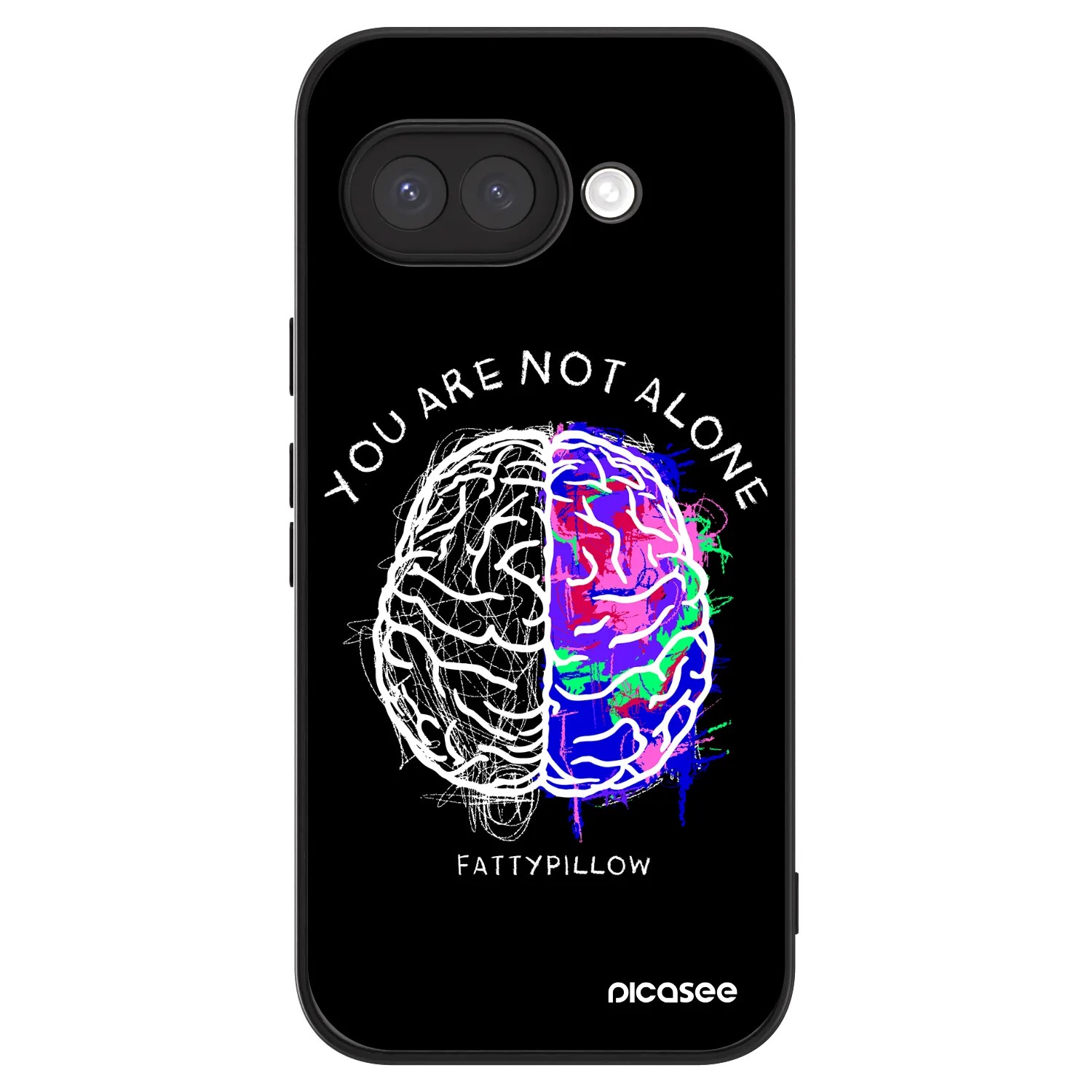 Picasee ULTIMATE CASE pro Google Pixel 9a - Brain - White