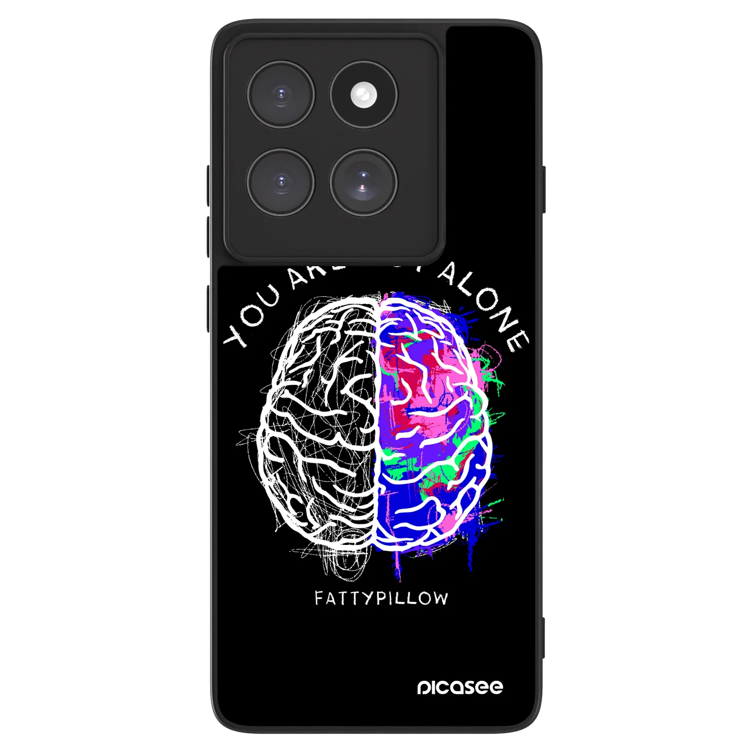 Picasee ULTIMATE CASE pro Motorola Edge 60 Pro - Brain - White