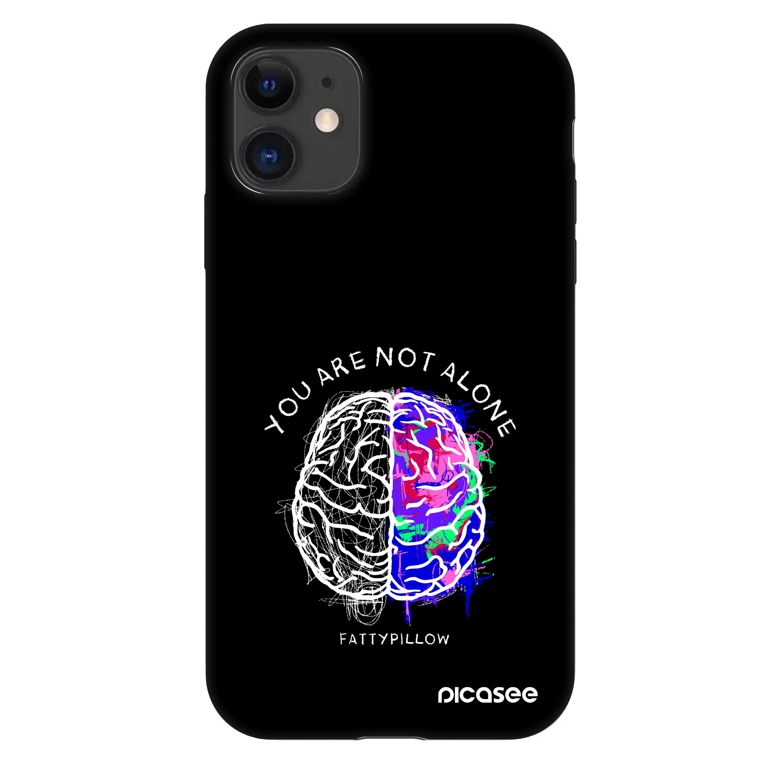 Picasee Fashion Case pre Apple iPhone 11 - Brain - White