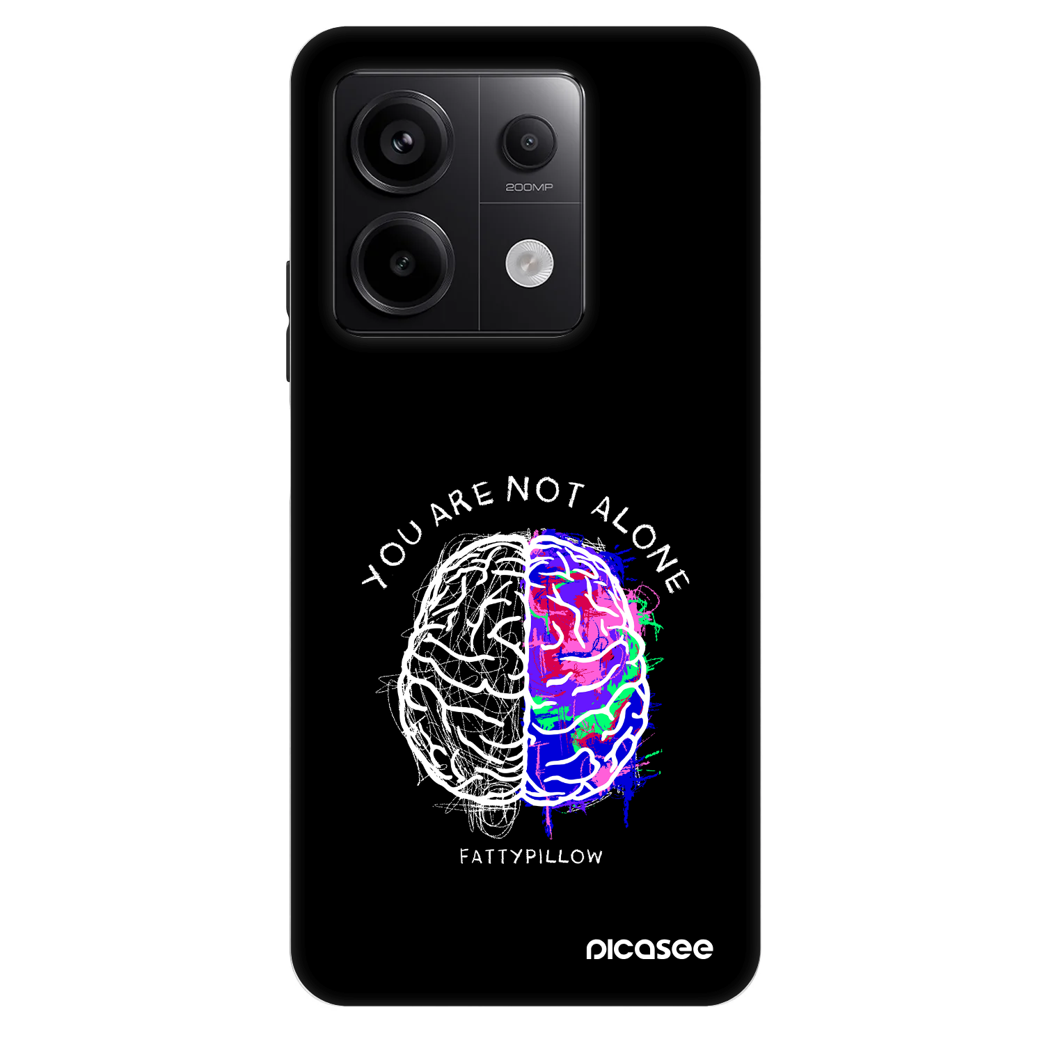 Picasee Fashion Case pre Xiaomi Redmi Note 13 Pro 5G - Brain - White