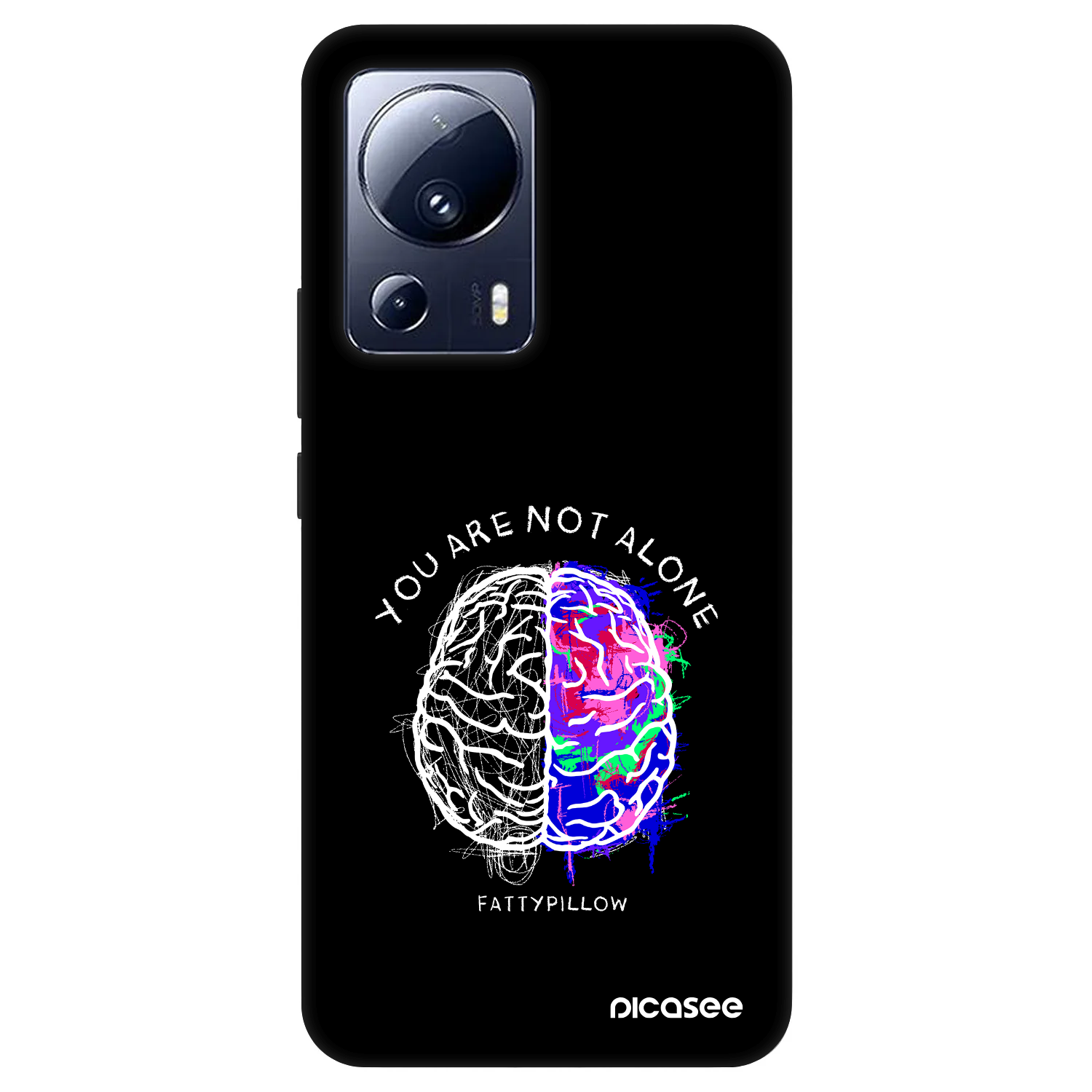 Picasee Fashion Case pre Xiaomi 13 Lite - Brain - White