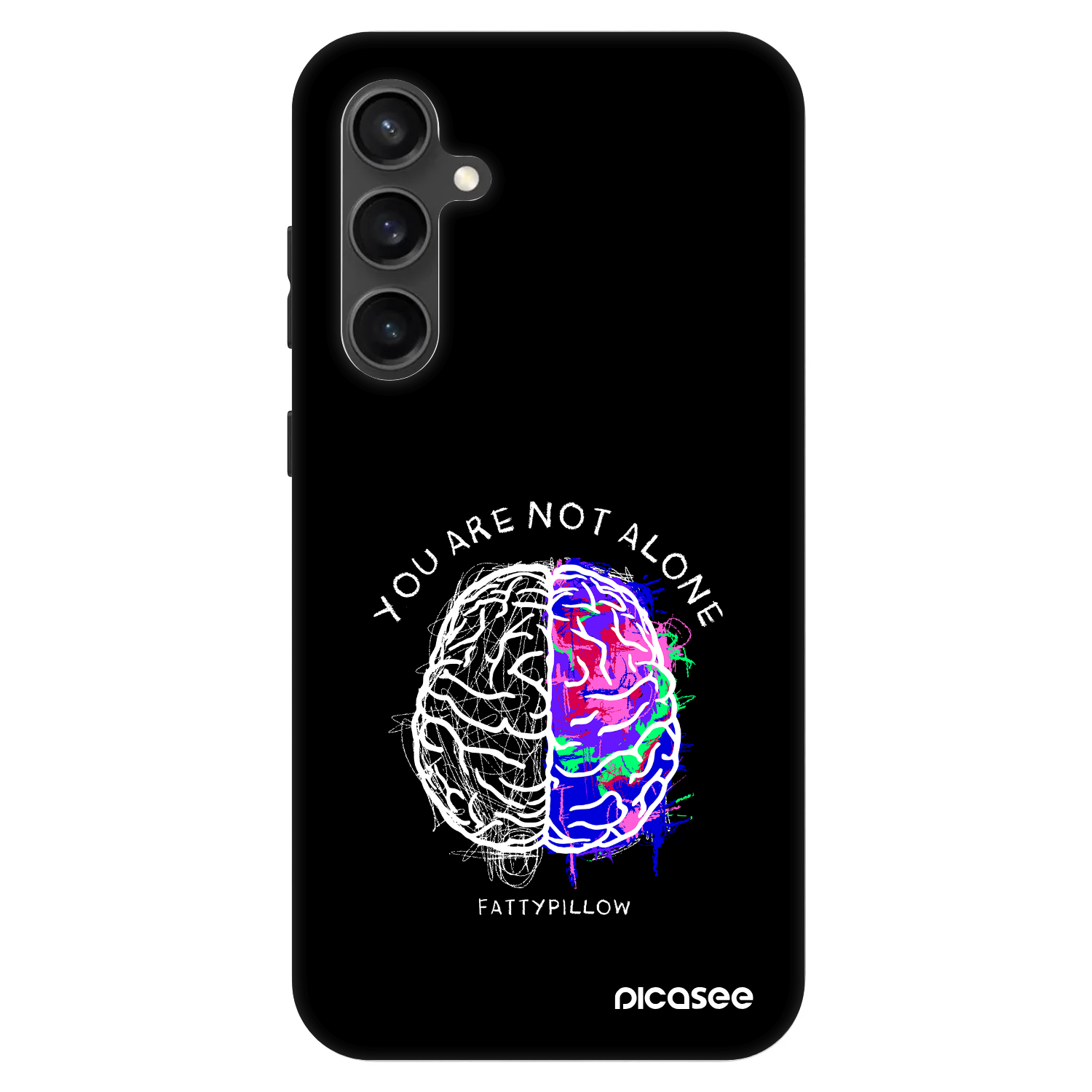 Picasee Fashion Case pre Samsung Galaxy S23 FE S711B - Brain - White